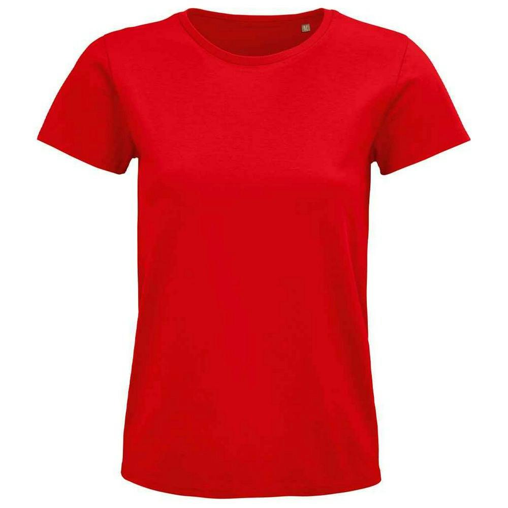 Sol's Women's Red Pioneer T-Shirt In | Size: Medium - Image 2