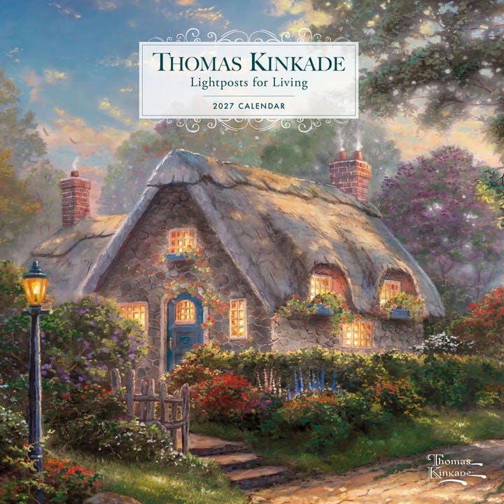 Carousel Worldwide Thomas Kinkade Lightposts for Living 2027 Square Wall Calendar, 12-Month Calendar, Inspirational Artwork - Image 5