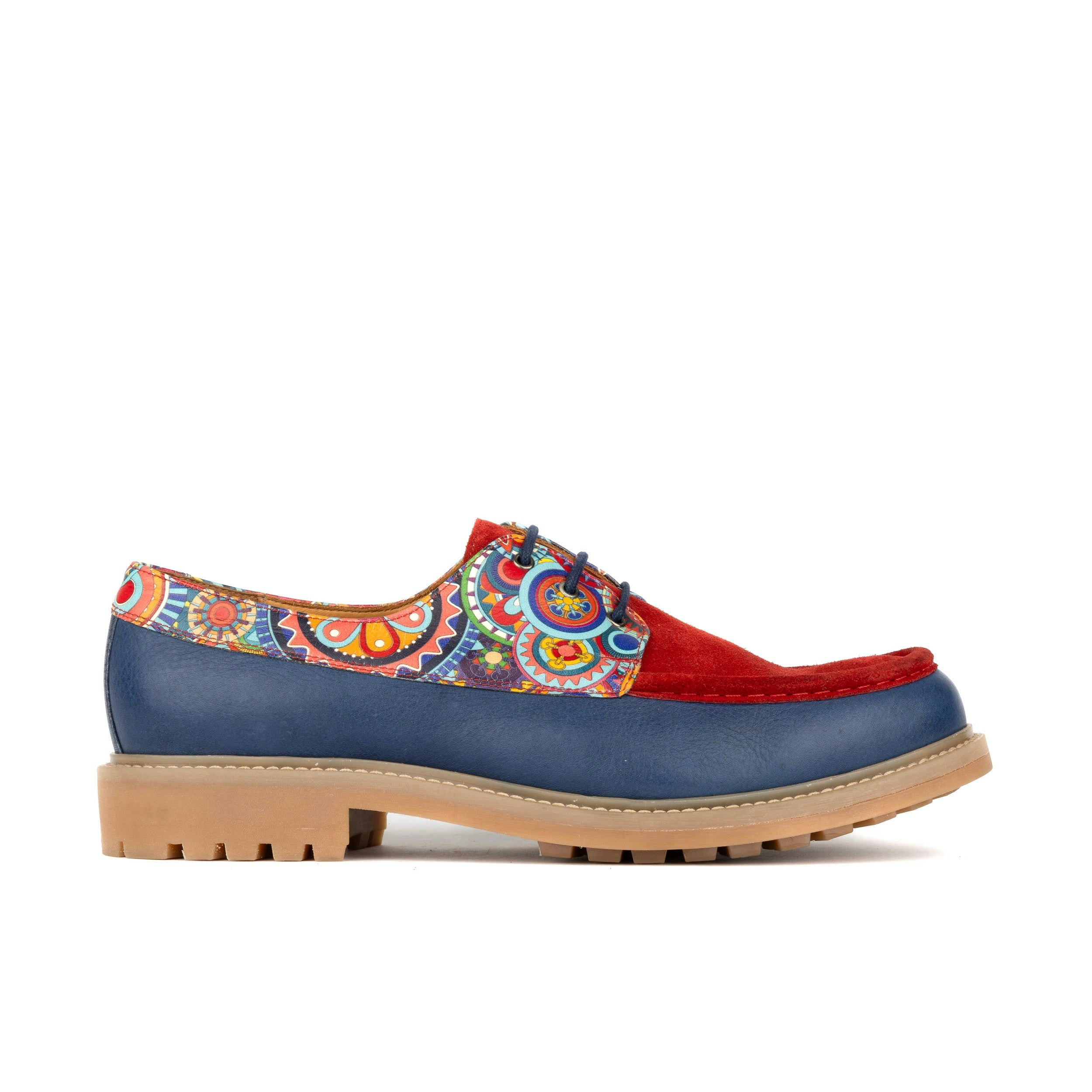 Embassy London Men's Red Sloane Sail - Navy & Signature - Deck Shoe - Uk 7 / Eu 41 / Us 8