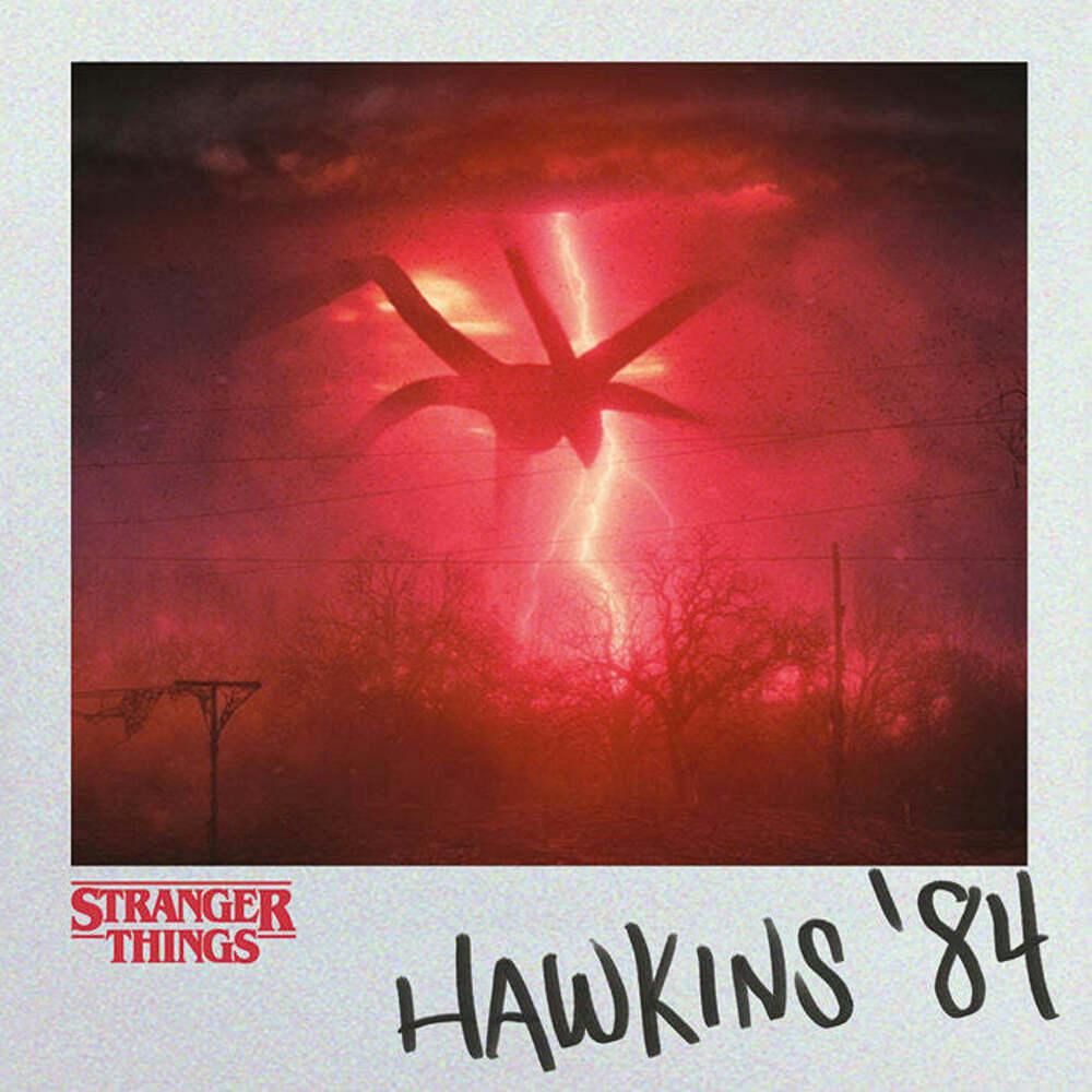 Stranger Things Red/Black/White Hawkins ´84 Canvas Print - //Off - 40Cm X 40Cm - //Off