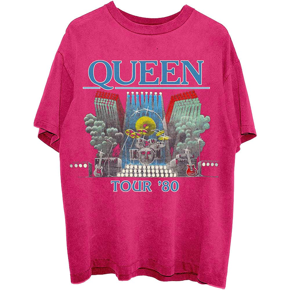 Paradiso Clothing Unisex Queen Tour 1980 Band Logo T Shirt - Xxl