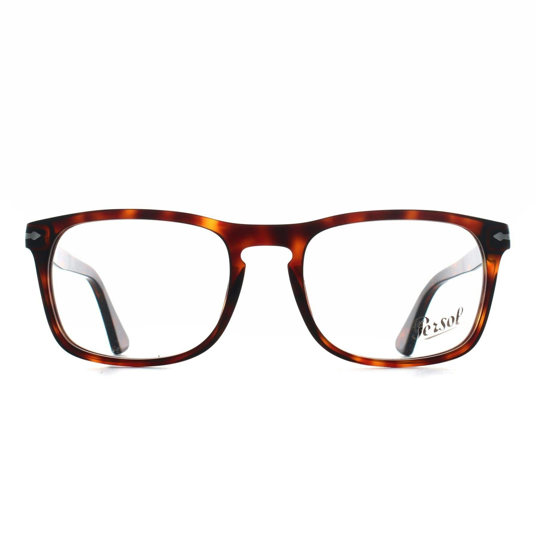 Persol , Glasses, Male, Brown, 54 Mm, Havana Eyewear Frames - Image 3