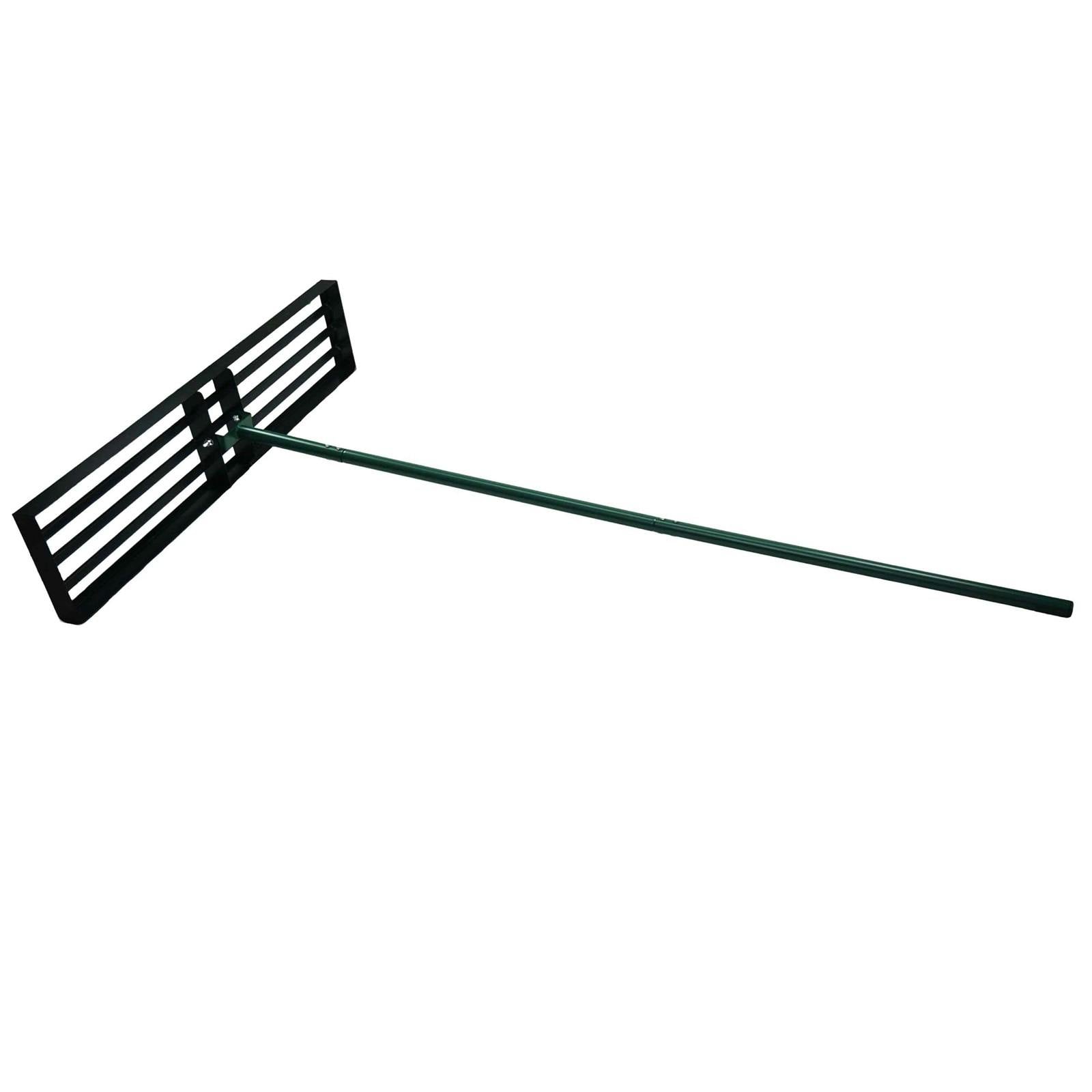 Gr8 Garden Heavy Duty Lawn Levelling Rake 114X25cm Soil Top Dressing Tool