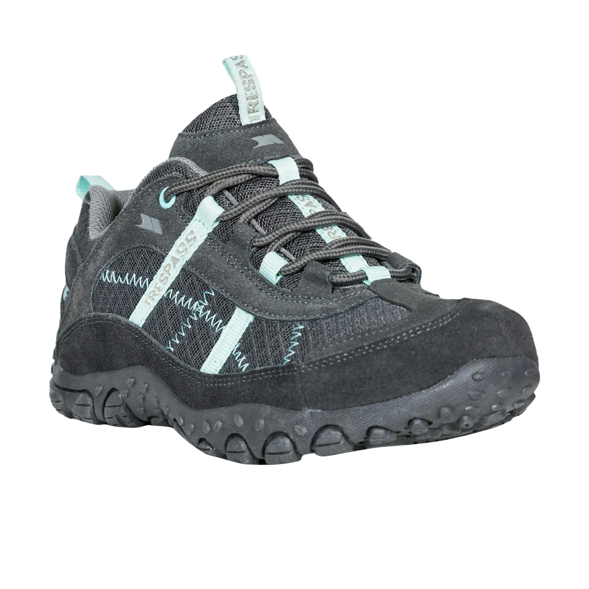 Trespass Women's Fell Lightweight Walking Shoes - Iron - 8 Uk - Iron - 25% Suede/25% Mesh/25% Eva/25% Tpr