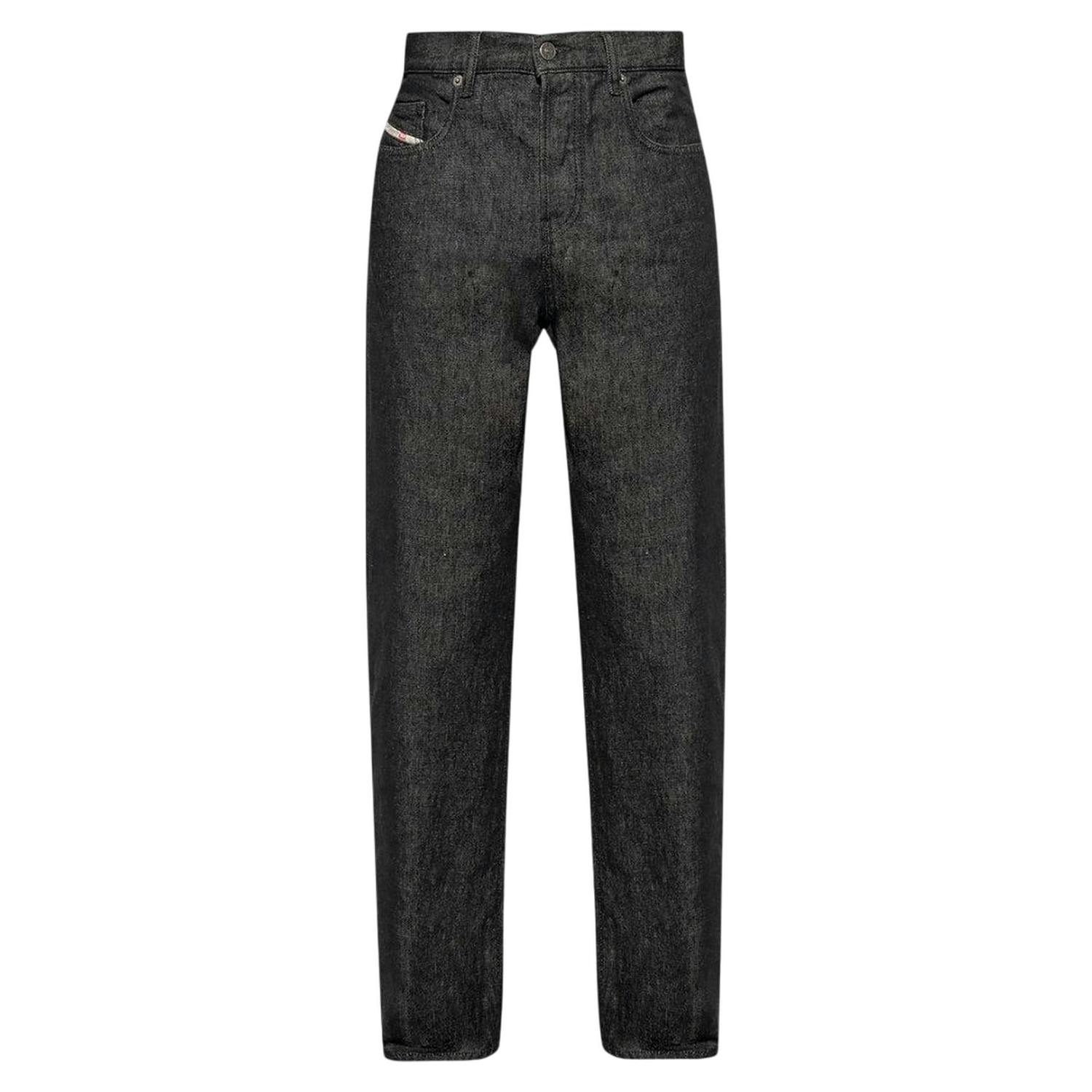 Diesel Men's Black D-Viker Cotton Jeans - 31R - 100% Cotton