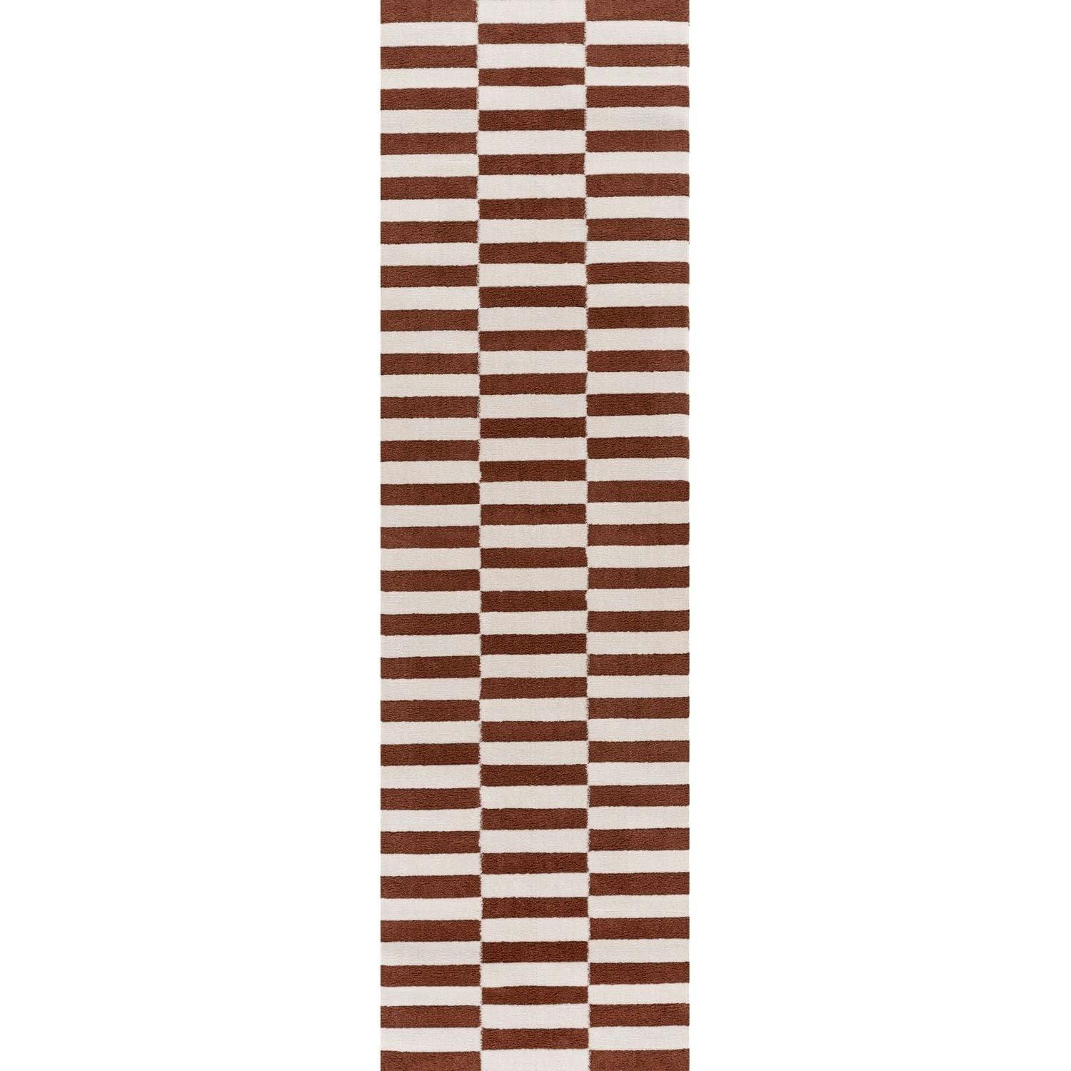The Rugs Loft Striped Terra Rug - 80X300 Cm - Image 2