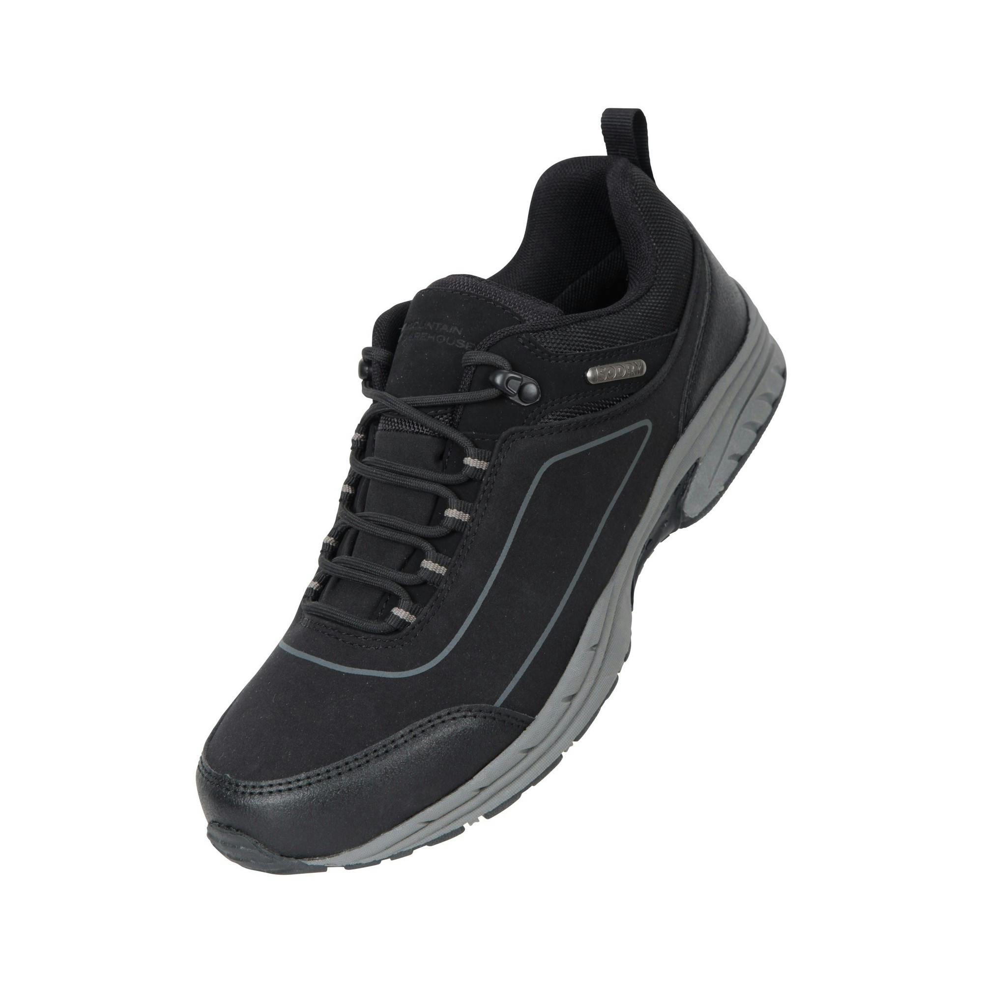 Mountain Warehouse Men's Grey Ramble Softshell Waterproof Trainers - 9 Uk - 50% Textile/50% Synthetic