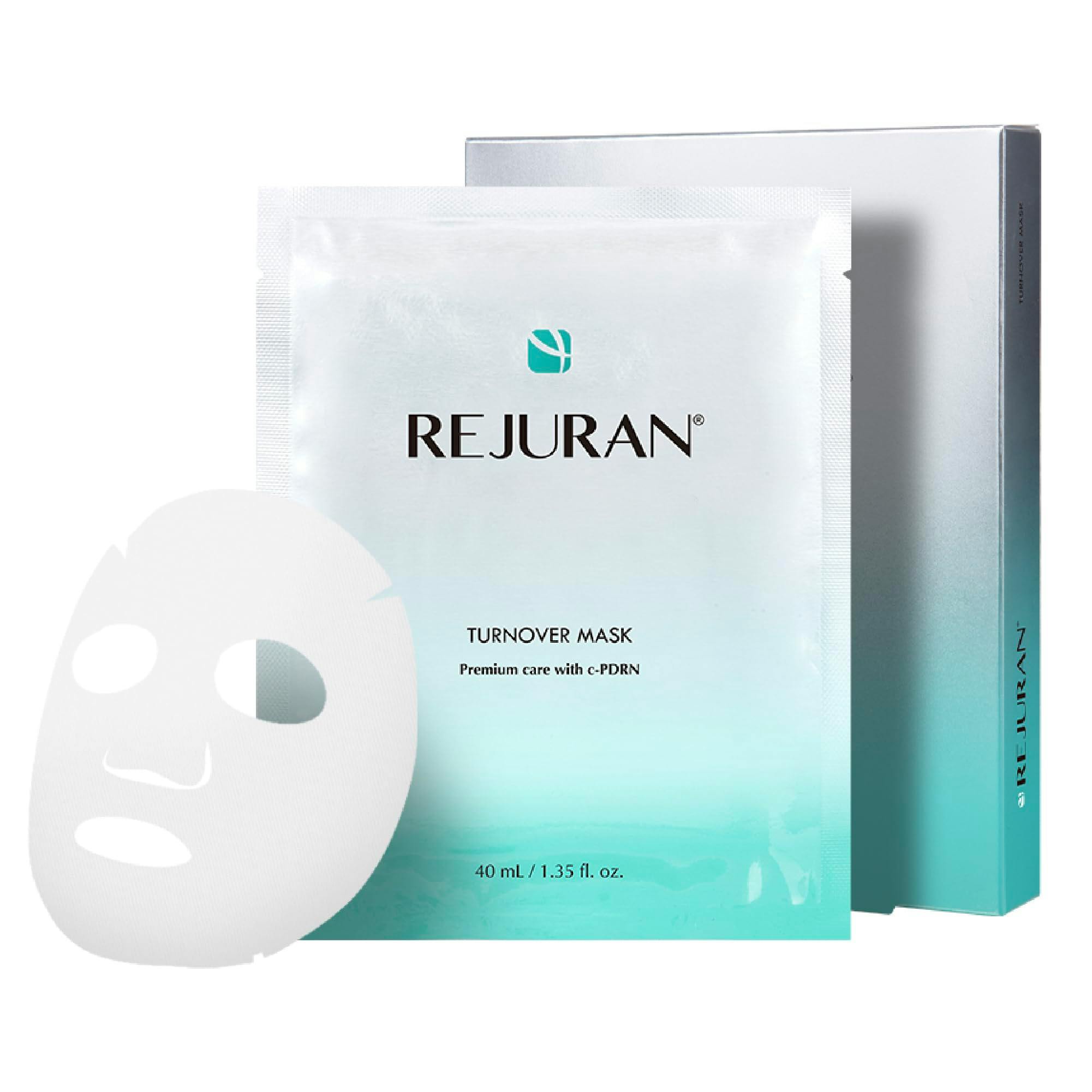 Rejuran Turnover Mask (40Ml X 5Ea) - Skin Repair, Firming, And Deeply Nourishing Ultra Microfiber Sheet Mask With Clinically Developed C-Pdrn. - Image 7