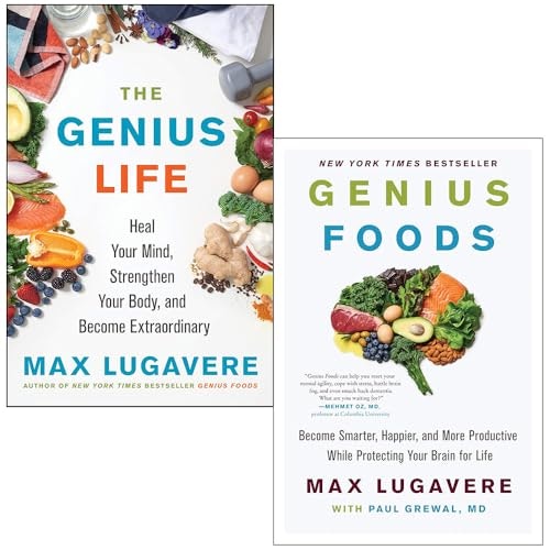 Harper Ltd Max Lugavere - The Genius Life And Genius Foods 2 Book Set