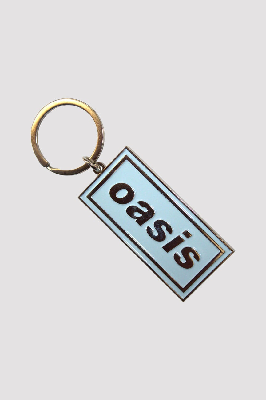 Paradiso Clothing Sky Blue Oasis Logo Band Logo Keyring Keychain