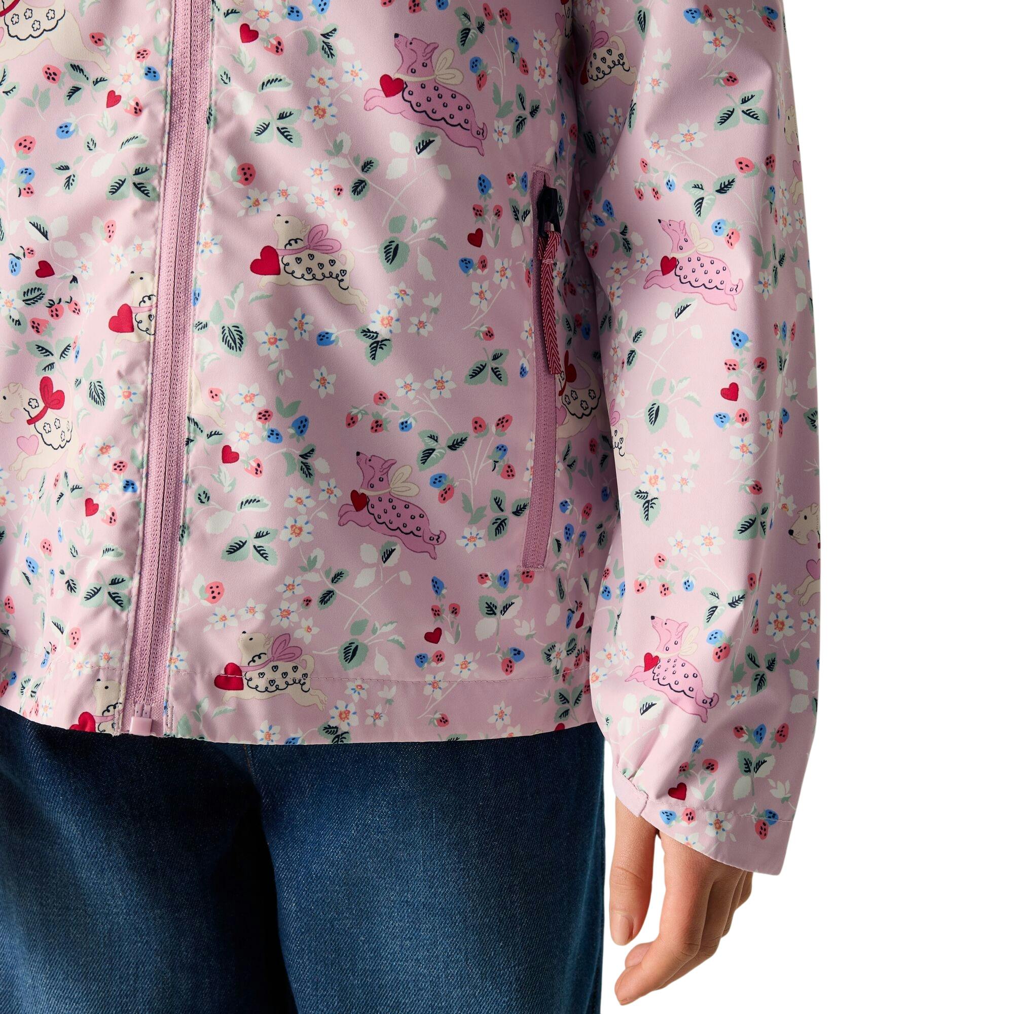 Cath Kidston Girls Pink Puppy Waterproof Jacket - 13 Years - 100% Mixed