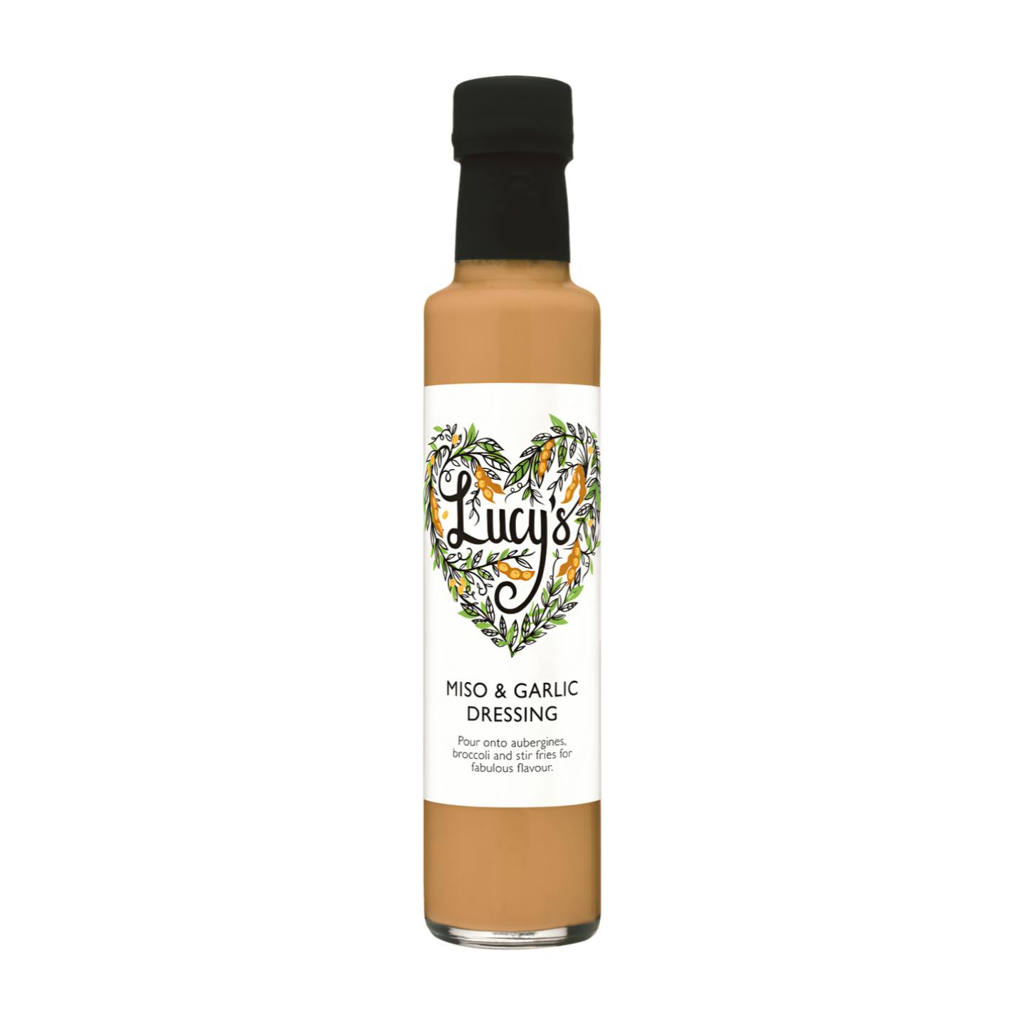 Lucy's Dressings Golden/Salmon Miso & Garlic Dressing (250Ml)