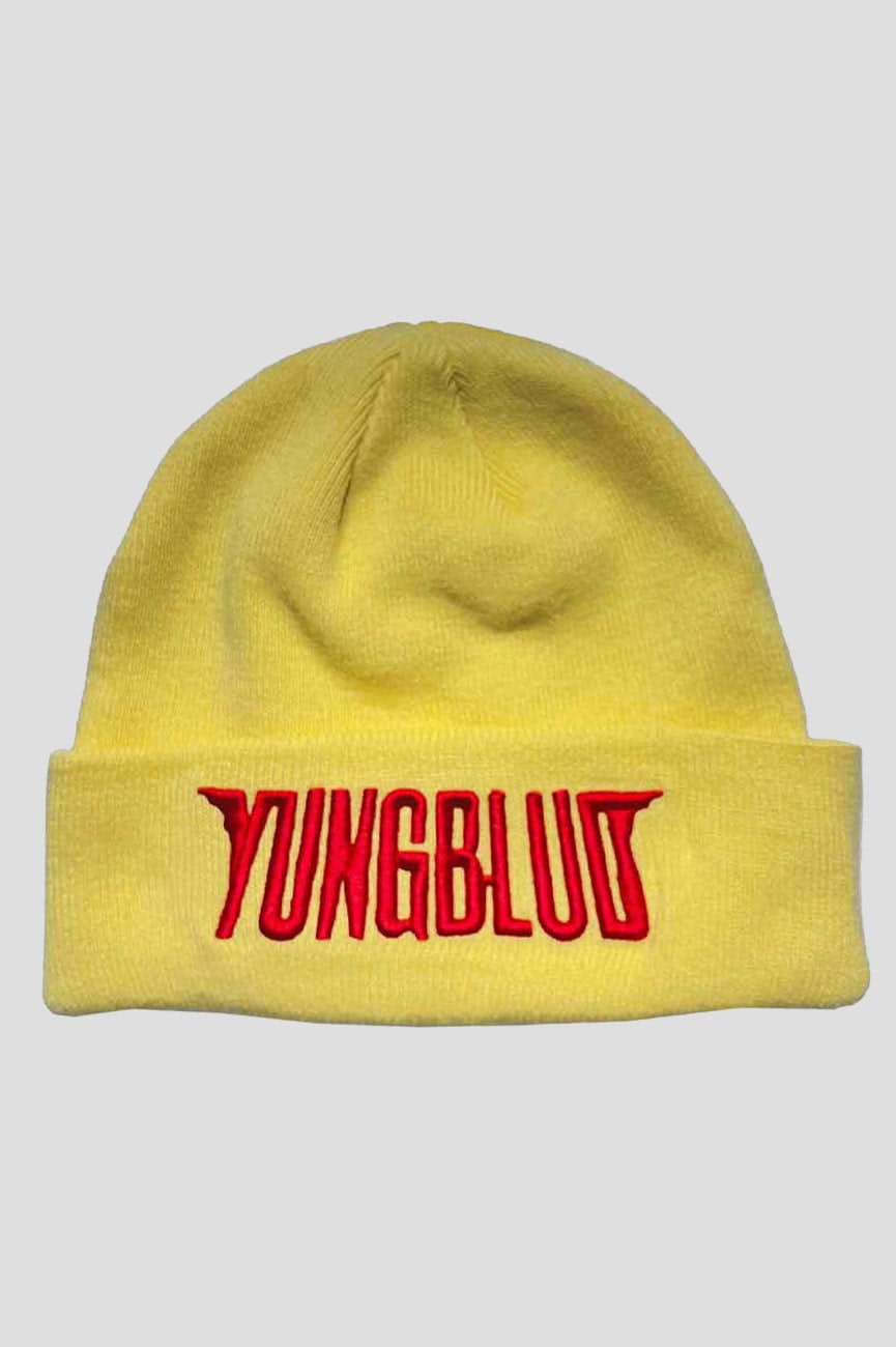 Paradiso Clothing Unisex Red Paradiso Yungblud Logo Beanie Hat - One Size