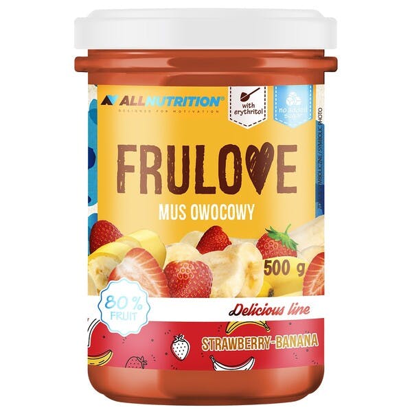 Allnutrition Frulove Mousse, Strawberry-Banana - 500G