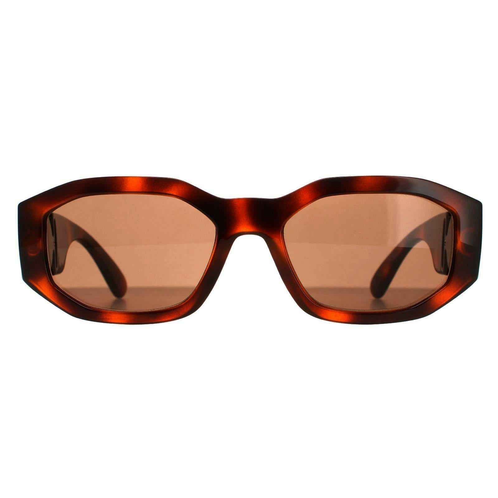 Versace Unisex Brown Ve4361 521773 Sunglasses Nylon Turtle Geometric Normal - Image 14