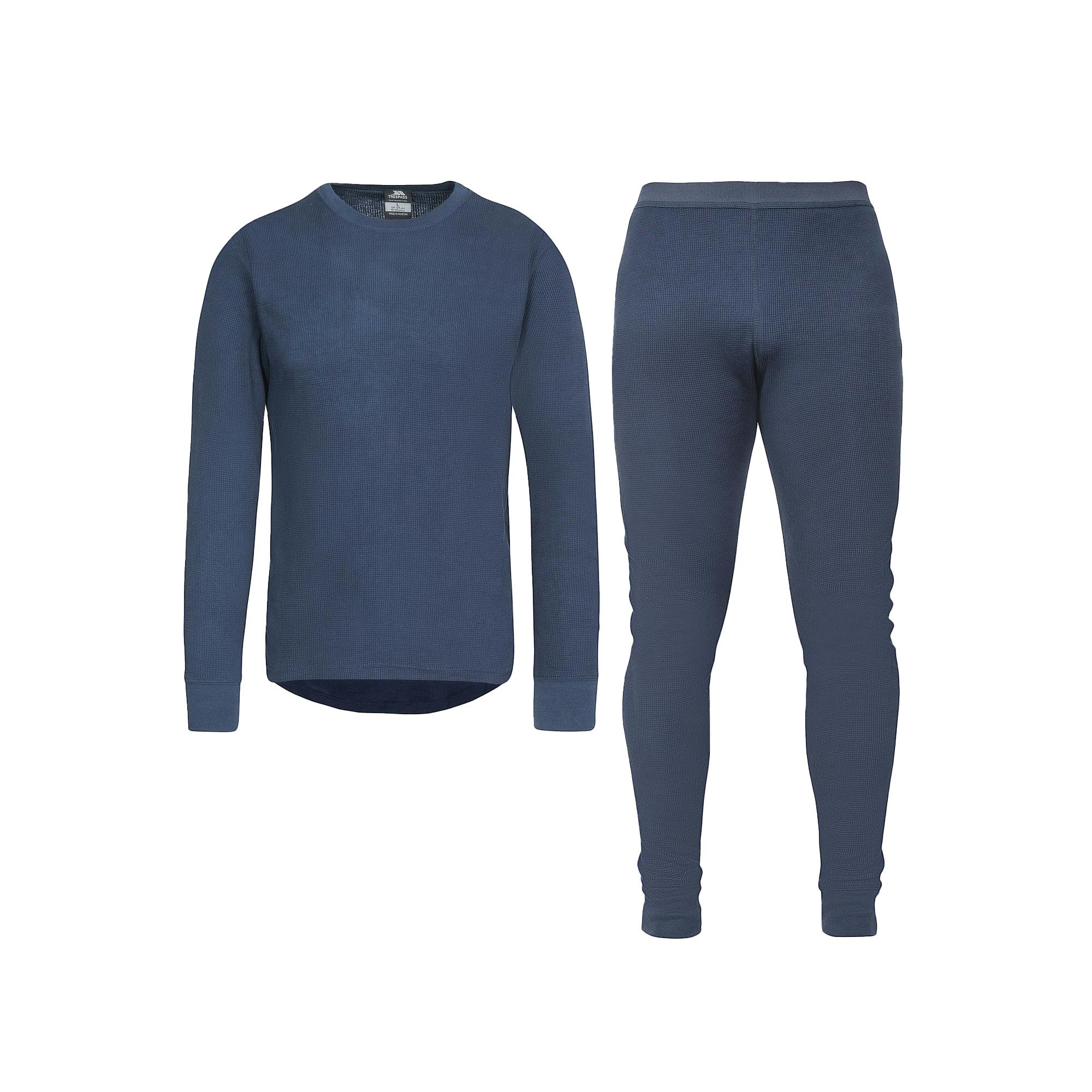 Trespass Unisex Navy Mystery Thermal Baselayer Set In | : Extra Small - Image 4
