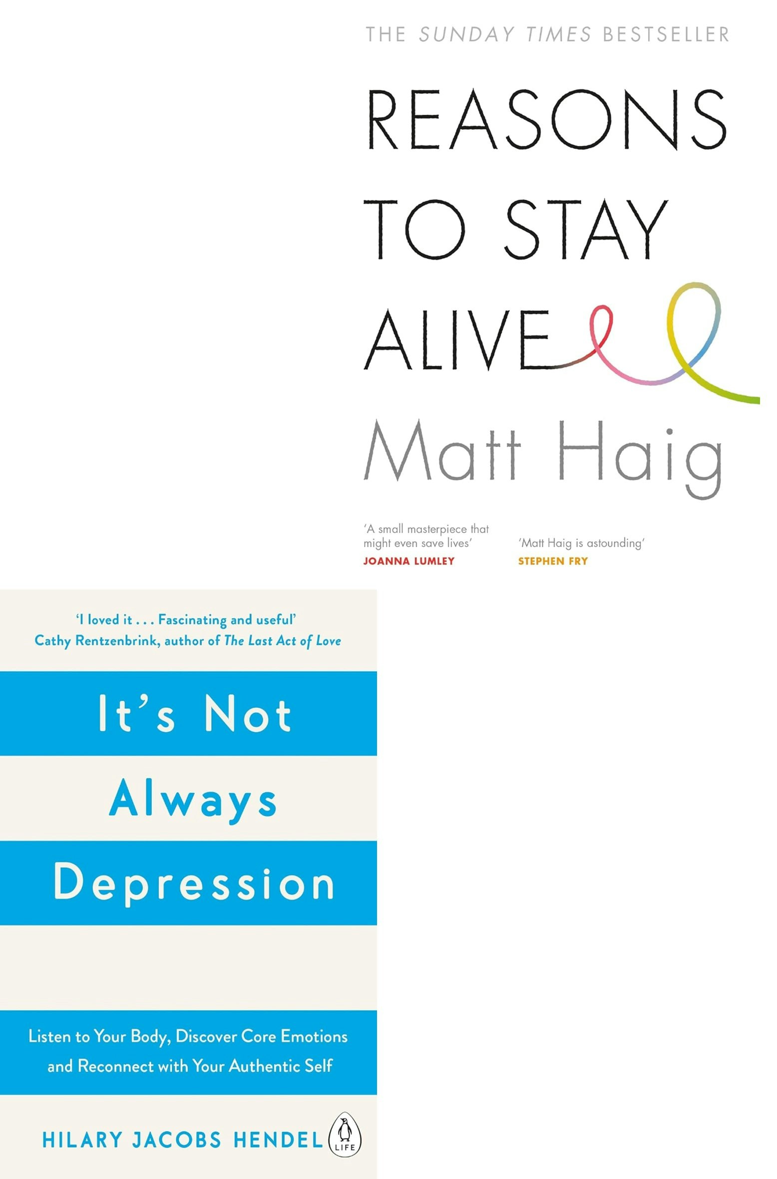 Various Publishers It's Not Always Depression, Reasons To Stay Alive 2 Books Collection Set