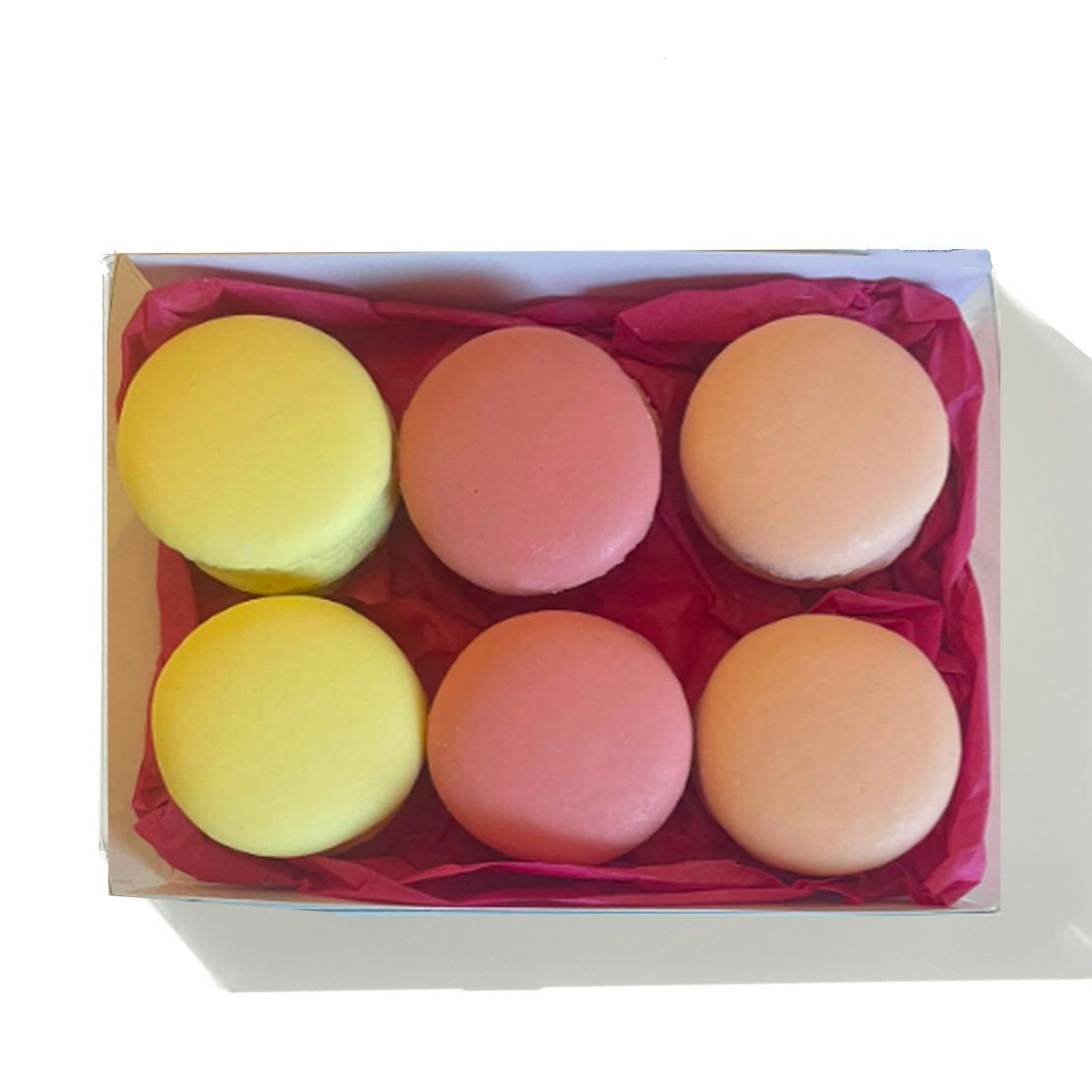 Choc On Choc White Caramel Filled Chocolate Macarons