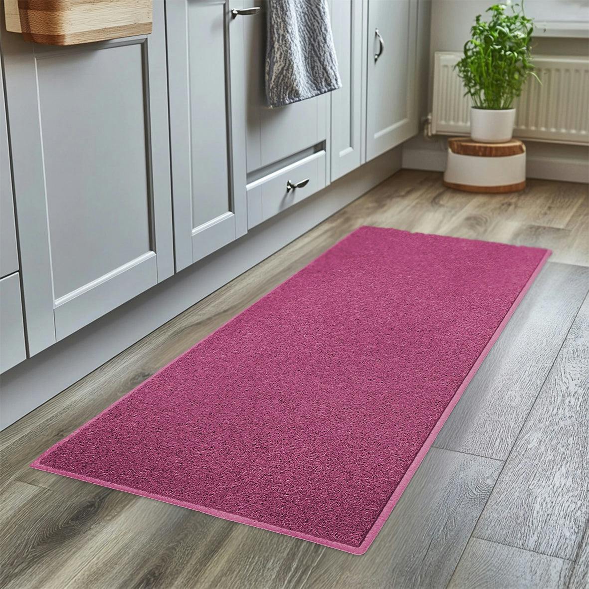 Rackhams Pink Spaghetti Kitchen Hallway Washable Runner 150Cm X 60Cm - Image 2