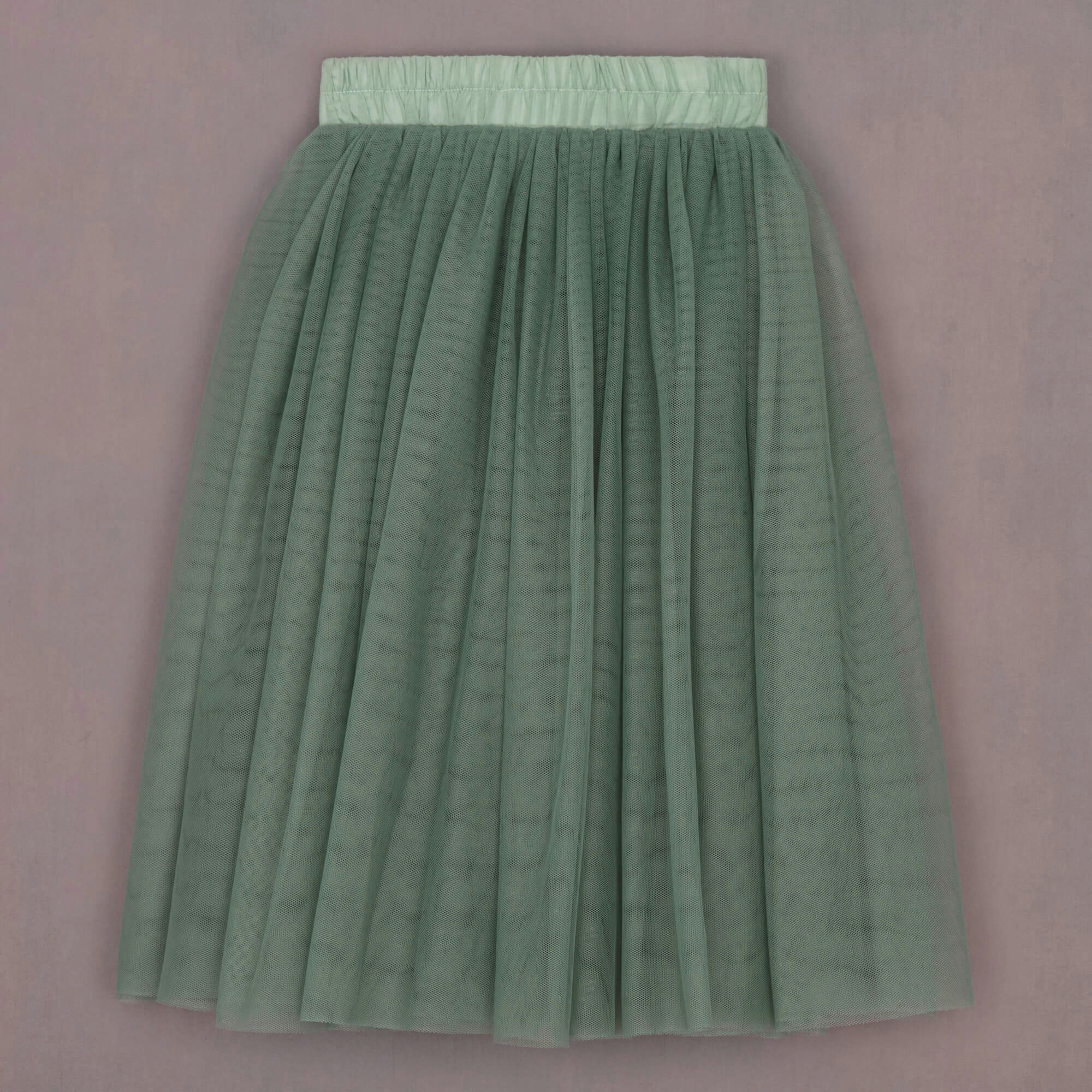Uk Flower Girl Boutique Girls Green Uk Flower Boutique Felicity Couture Skirt - Sage