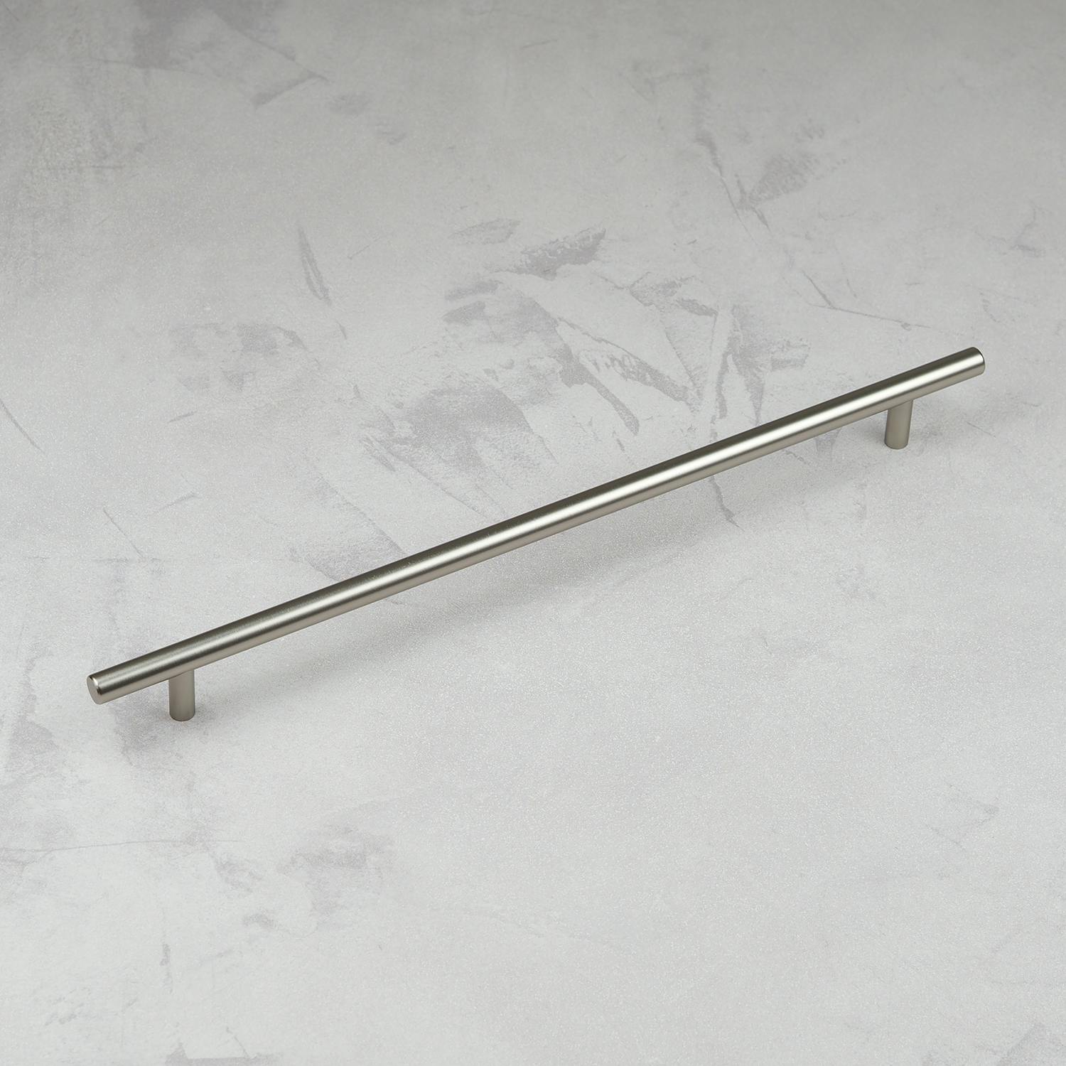 Rackhams Brushed Nickel T-Bar Handles - 320Mm Handle
