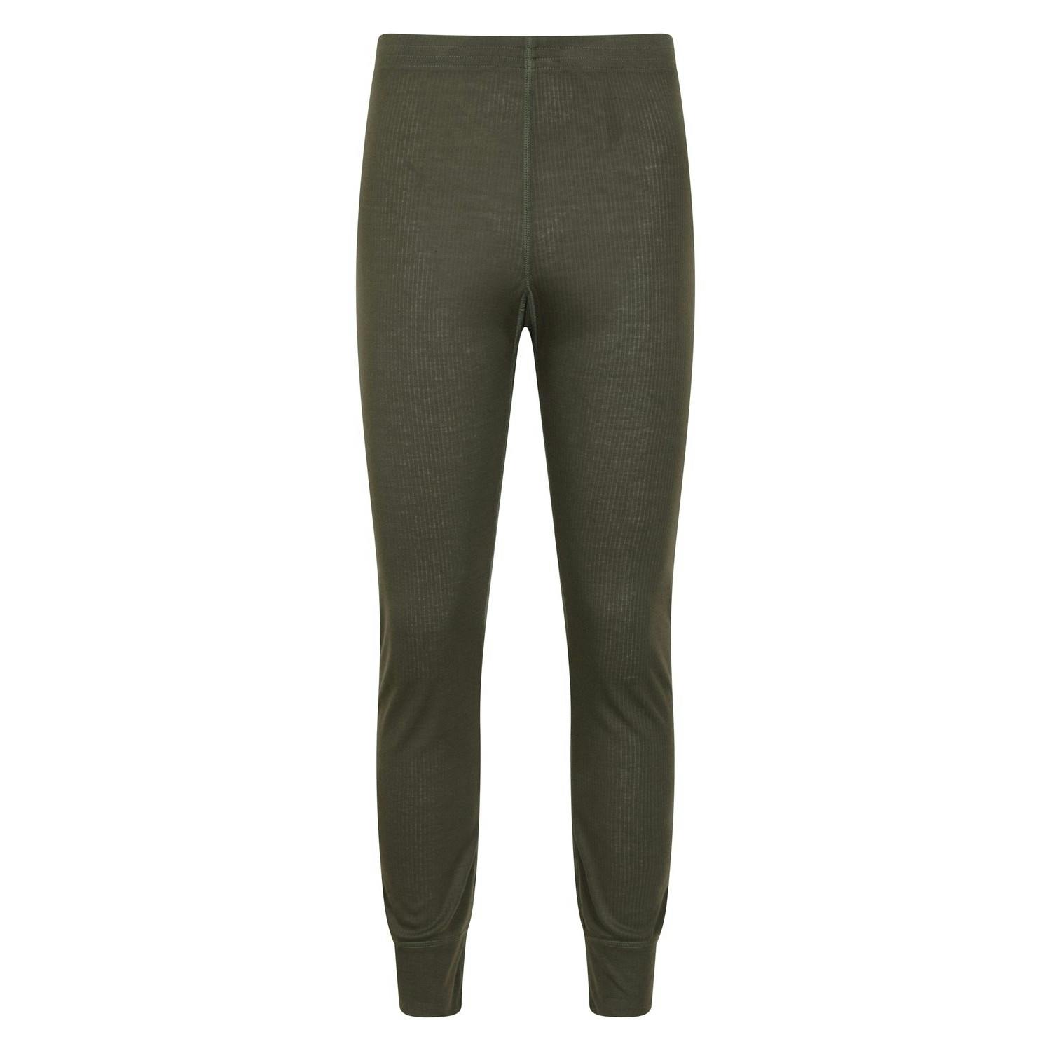 Mountain Warehouse Men's Talus Base Layer Bottoms - Khaki - Khaki - 4XL - 100% Polyester