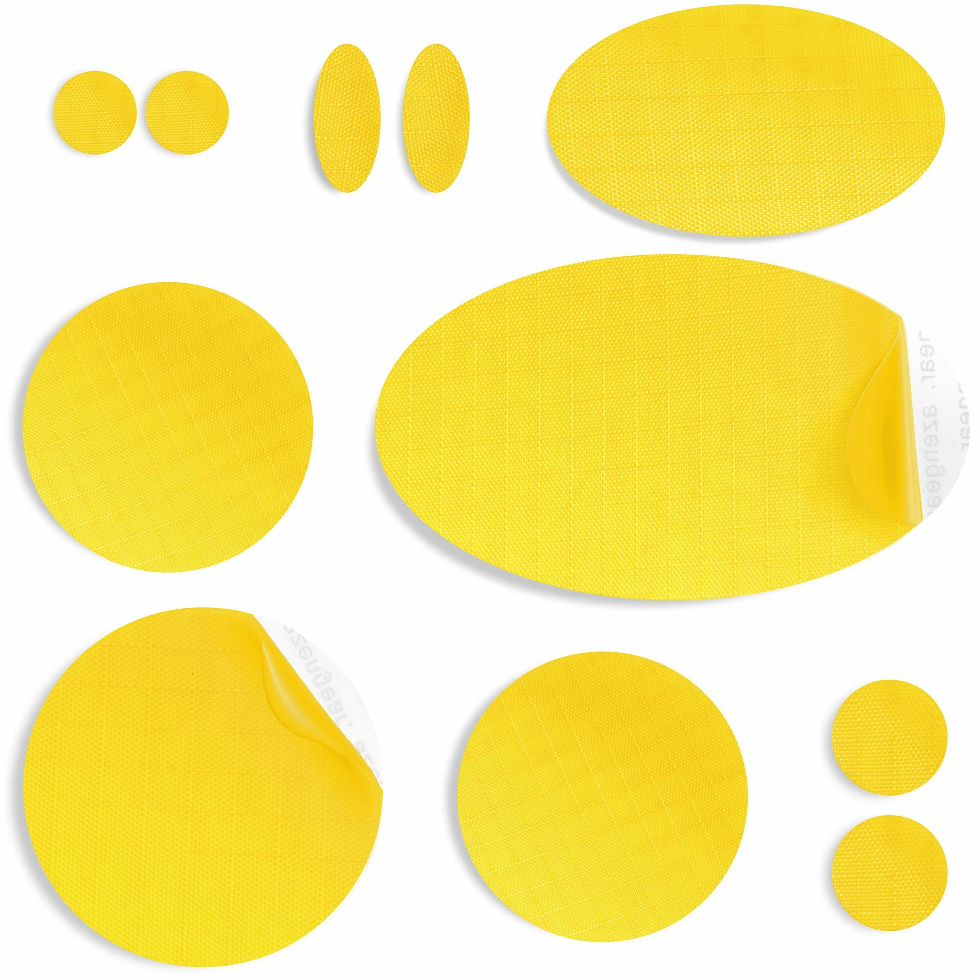 Azengear Yellow Jacket Repair Patches - Waterproof, Self-Adhesive, Tear-Cold-Heat-Resistant