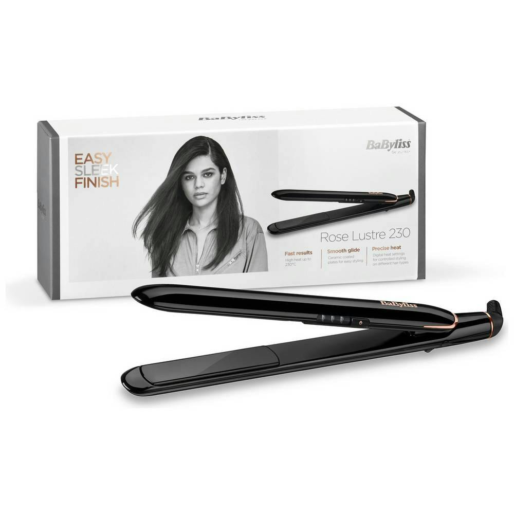 Babyliss Black 2515Du Rose Lustre Hair Straightener