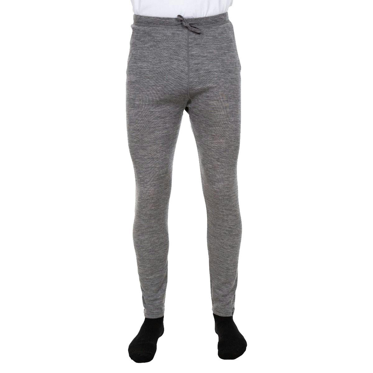 Trespass Men's Dark/Grey Oliver Thermal Bottoms - Marl - S - Marl - 50% Merino Wool/50% Polyester