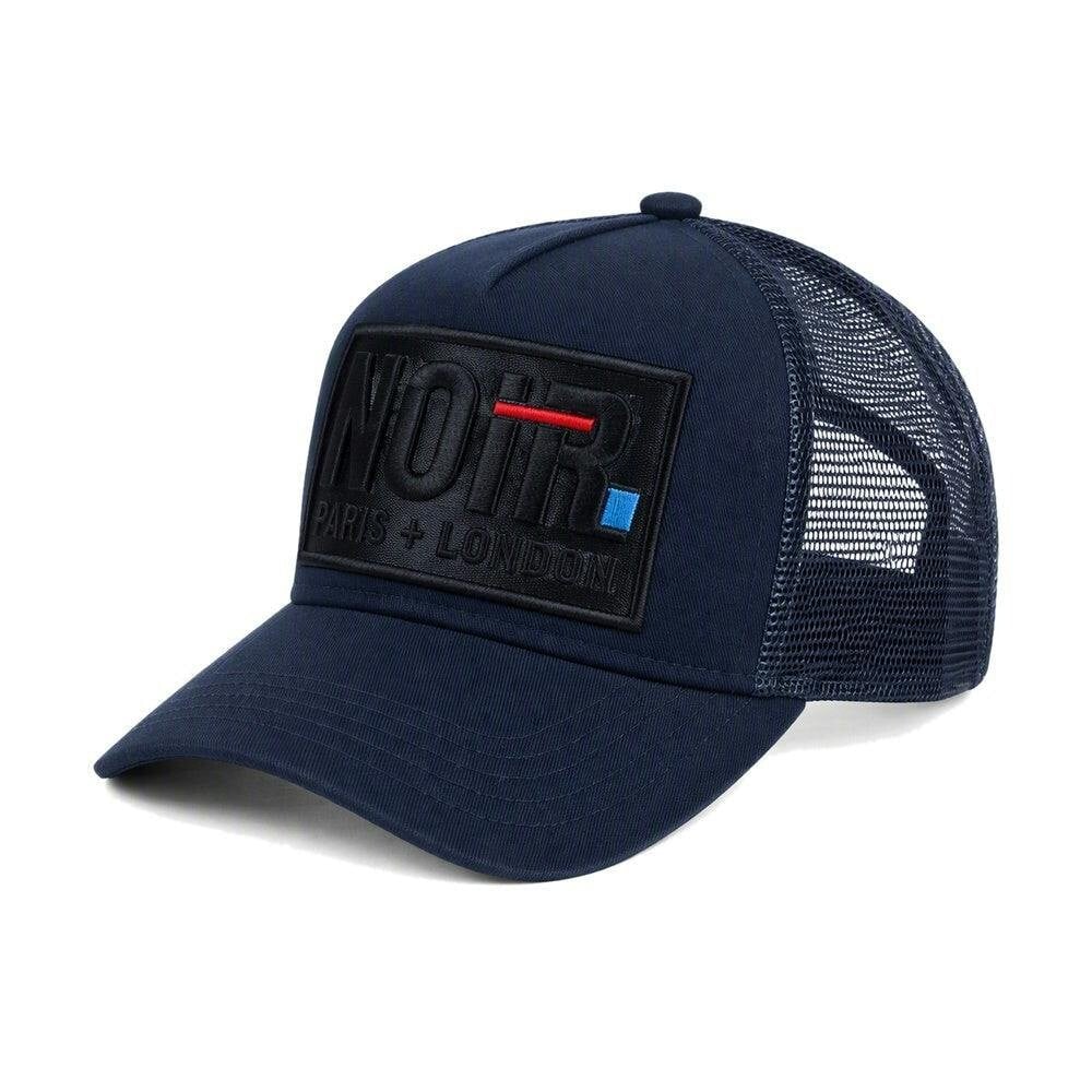 Societe Noir La Vitesse Mesh Trucker Cap Navy - One Size