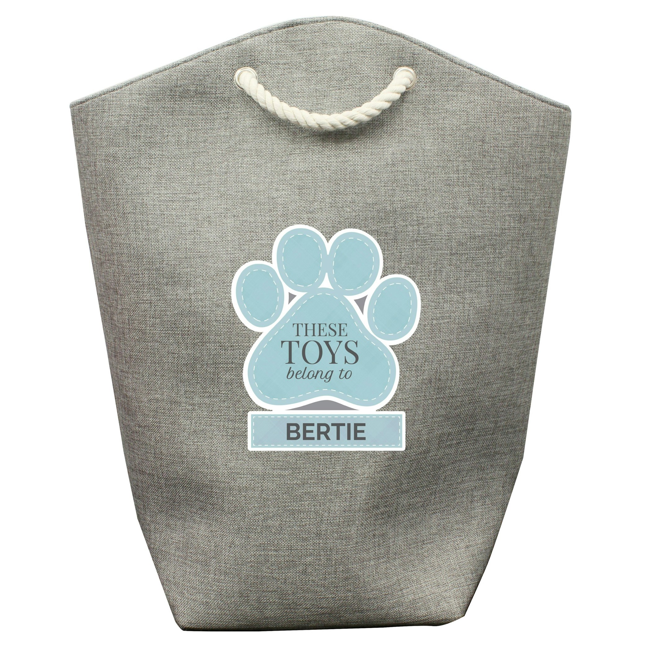 Personalised Memento Company Blue Personalised Pets Storage Bag