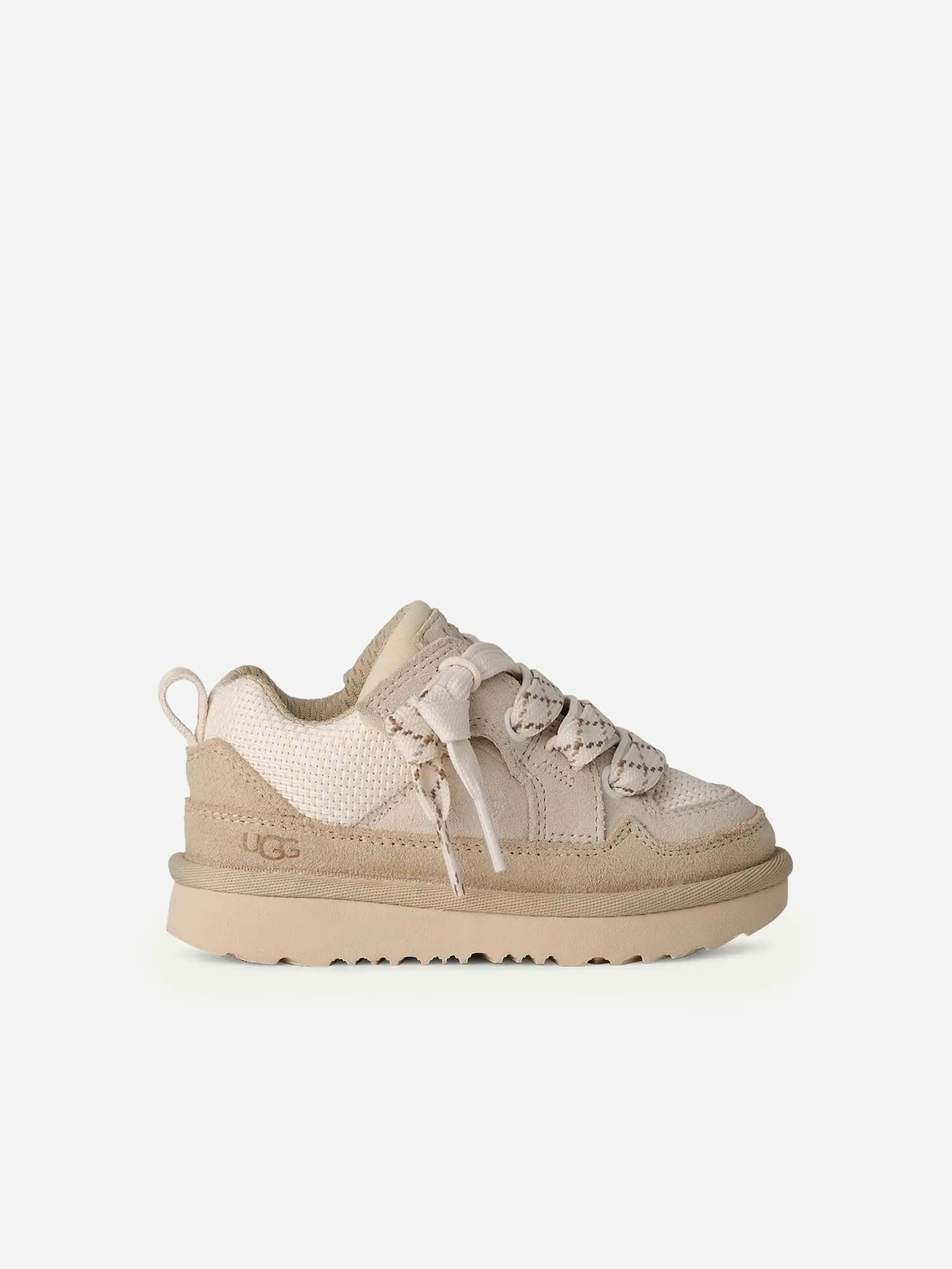 Ugg Boys Ivory Kids Lo Lowmel Trainers In - Eu 30 Uk 11 Us 12