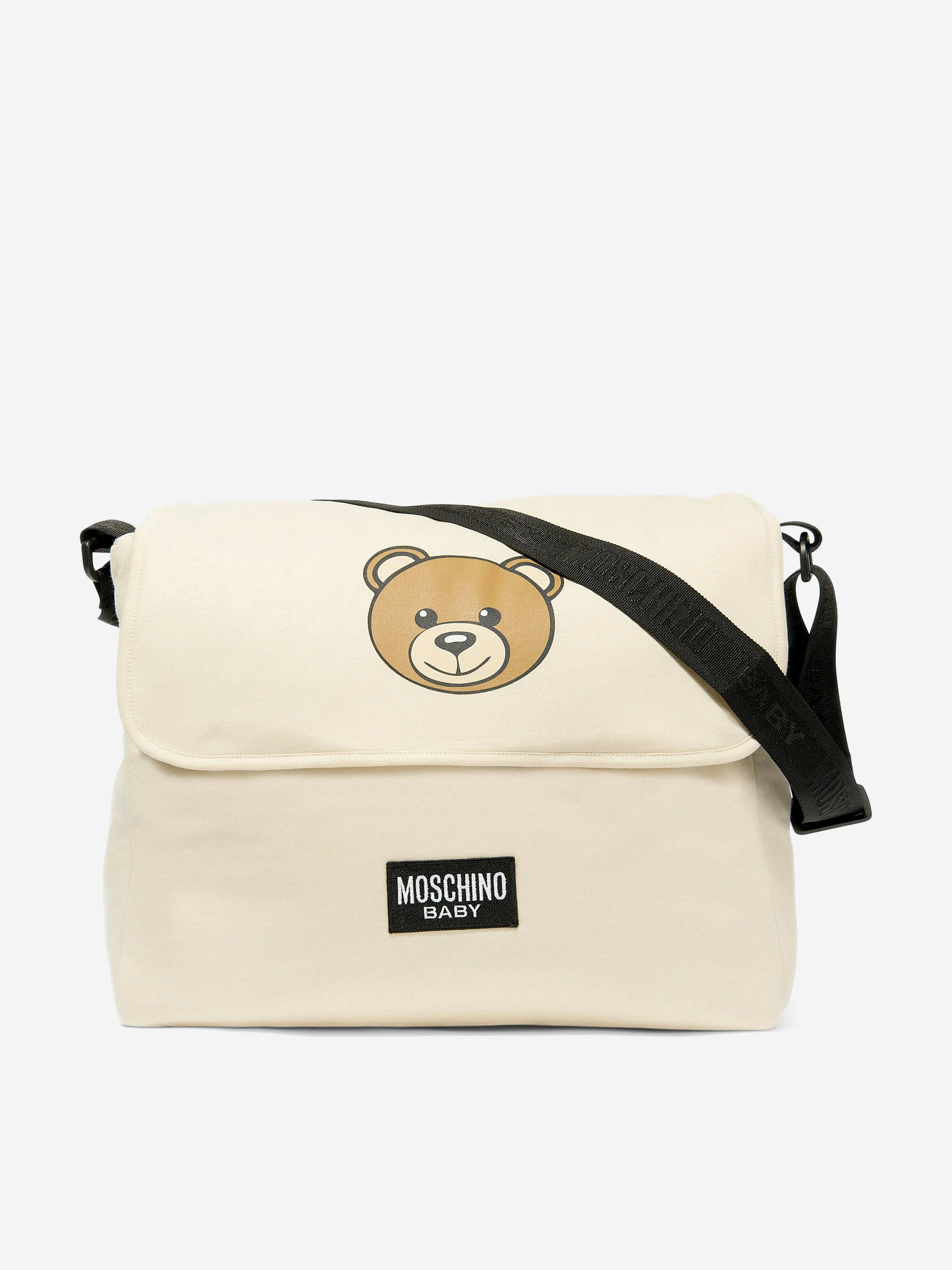 Moschino Kids Unisex Kids Beige Moschino Baby Teddy Bear Logo Changing Bag In (39Cm) - One Size