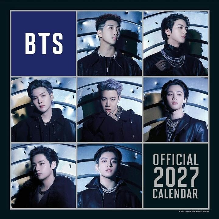 BTS Calendar 2027, Wall Calendars, Month To View, Entertainment, Gift - Image 4