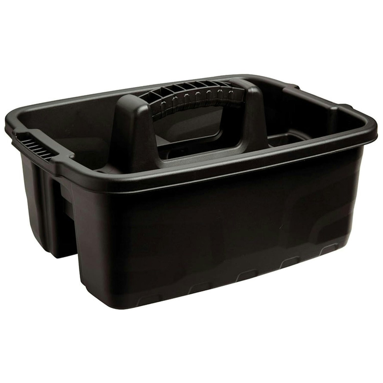 Rackhams Plastic Storage Caddy Organiser For Kitchen, Utility & Tools - 2 X