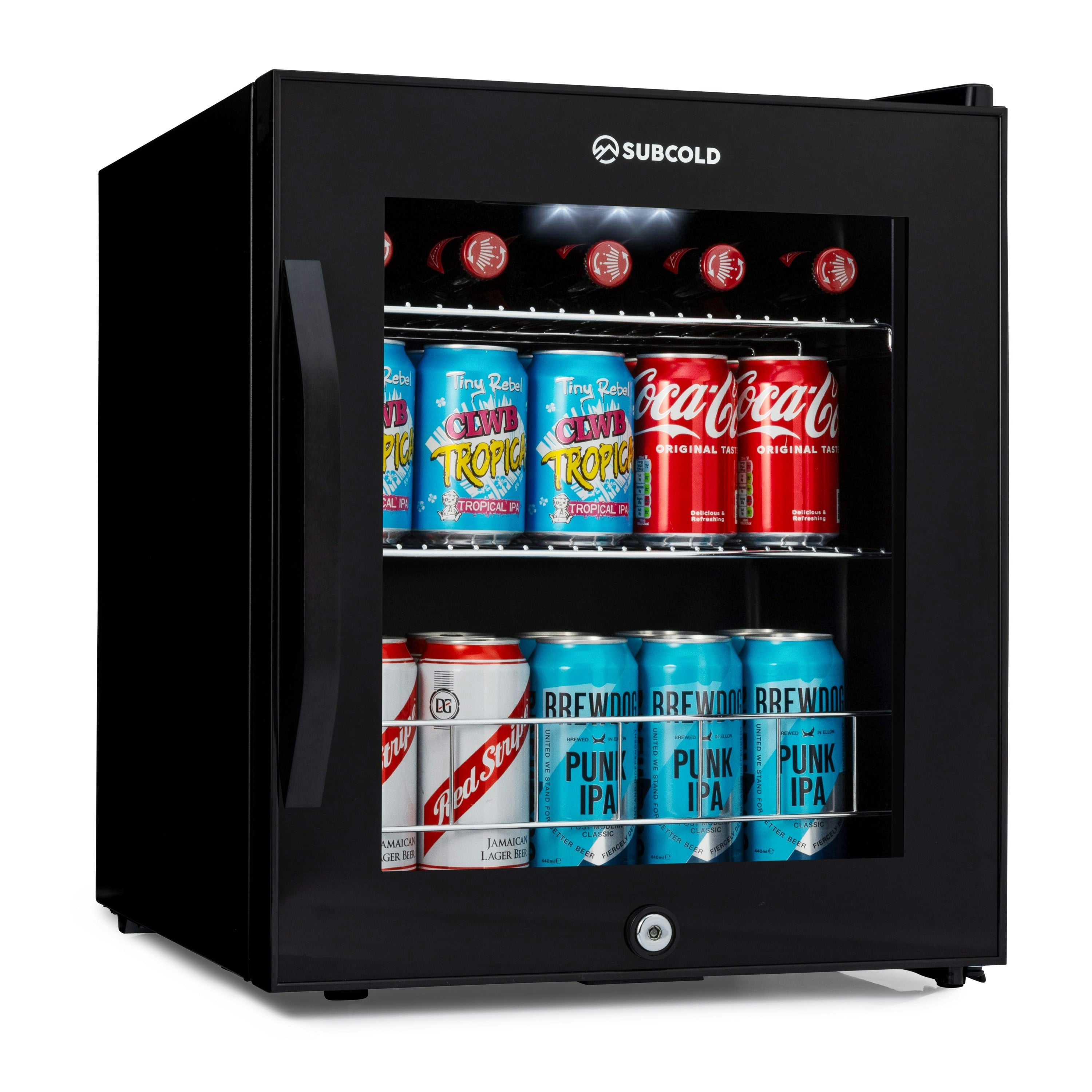 Subcold Black Ace 50 Led Touch Control Beer Fridge