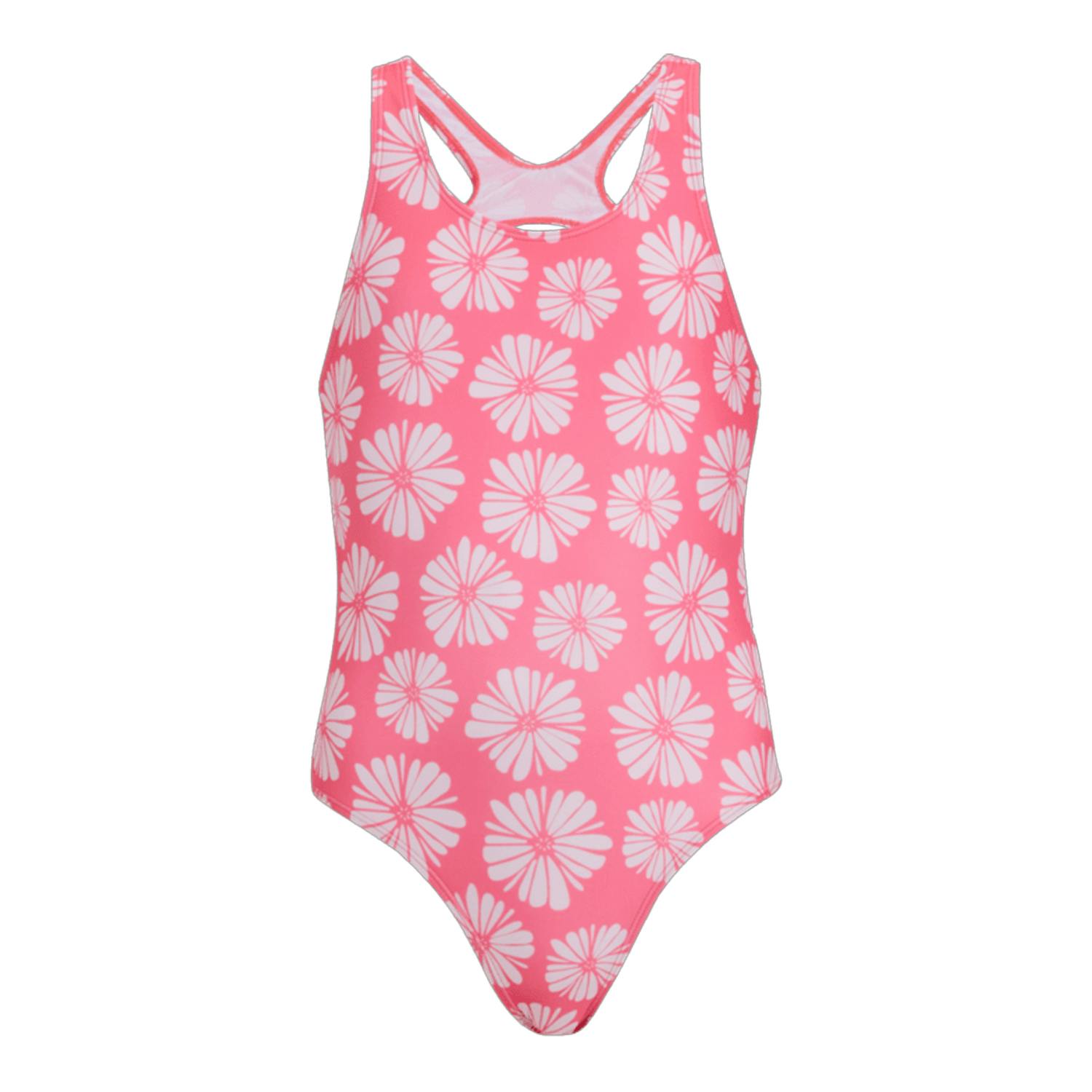 Regatta Girls Pink Katrisse Flower One Piece Swimsuit - Haze/Petal - 7-8 Years - Haze/Petal