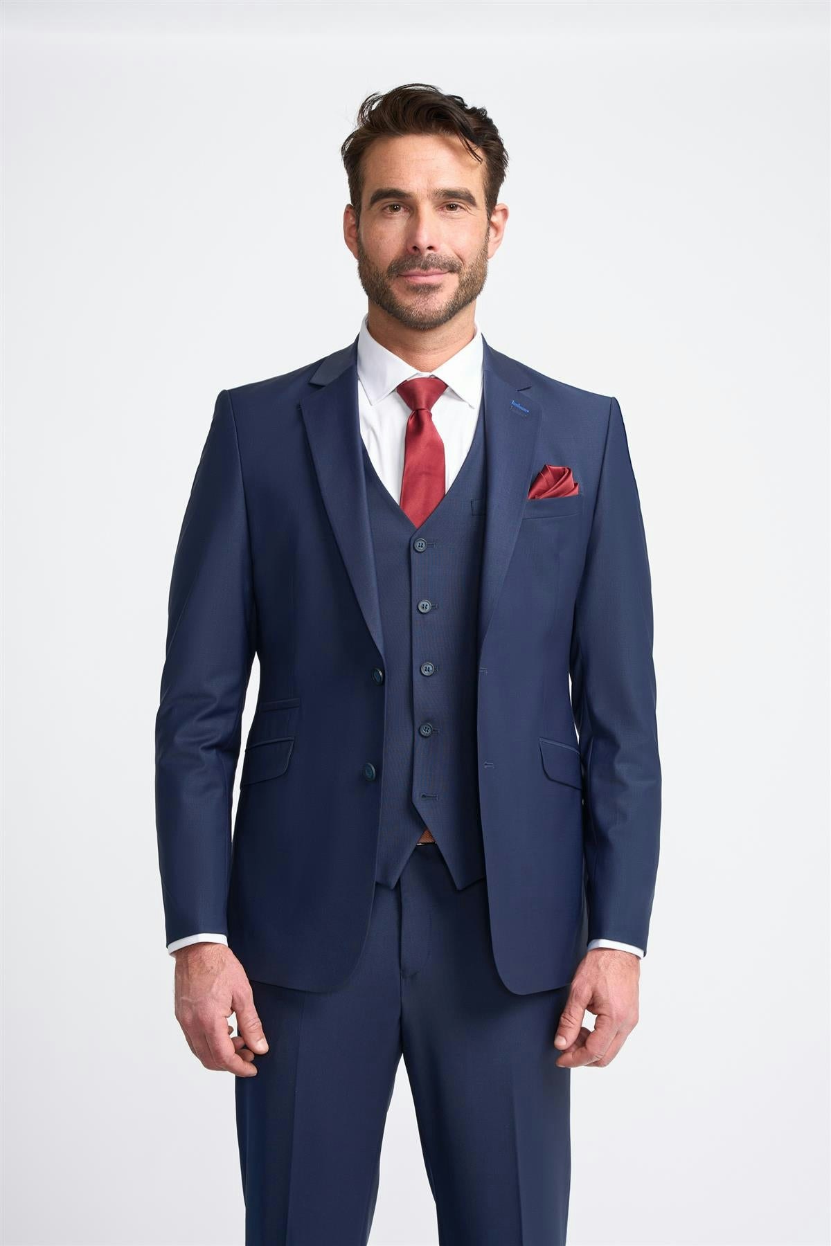 House Of Cavani Bond Navy Blazer - 52 Inch Chest