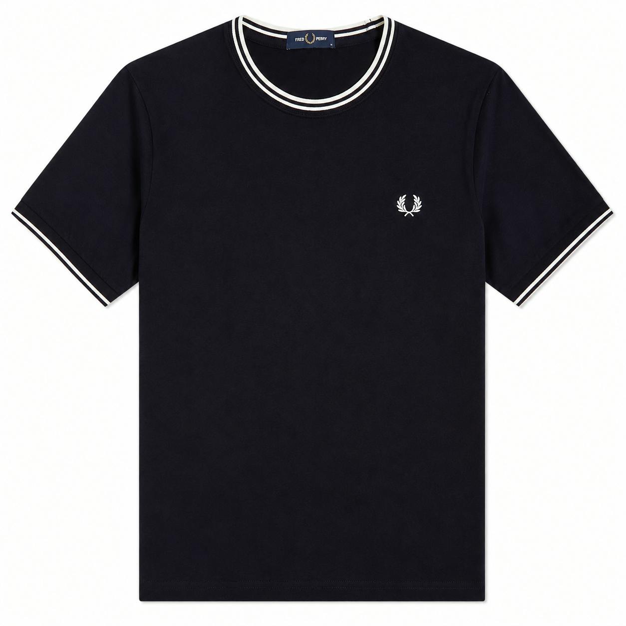 Fred Perry Twin Tipped T-Shirt Navy - Xxl