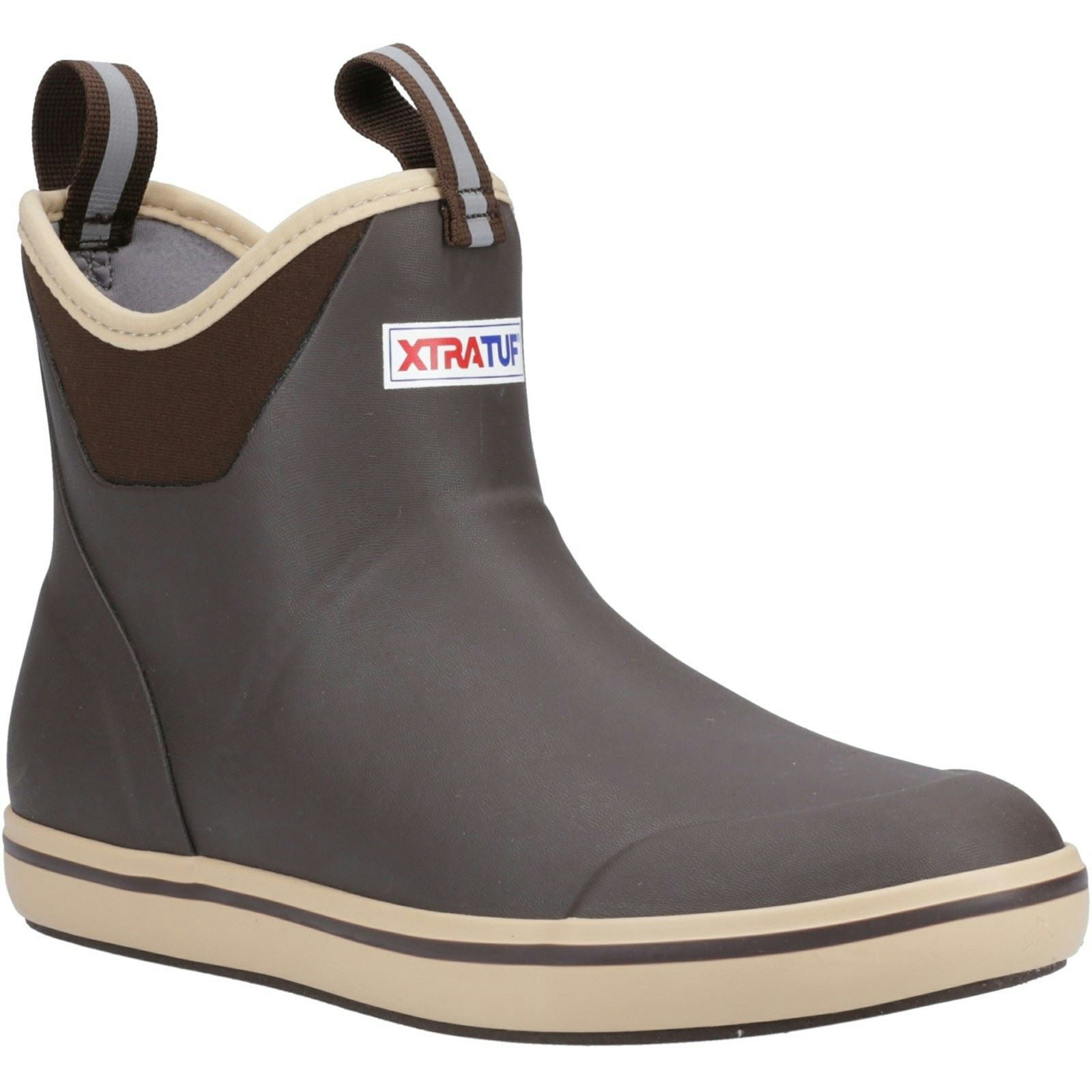 Xtratuf Ankle Deck Boot - Chocolate/Tan - Size 10