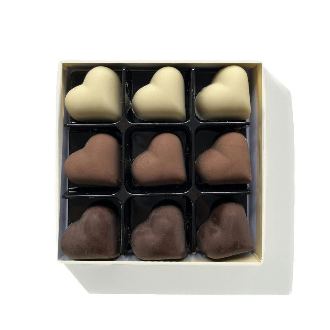 Choc On Choc White/Dark Assorted Chocolate Hearts