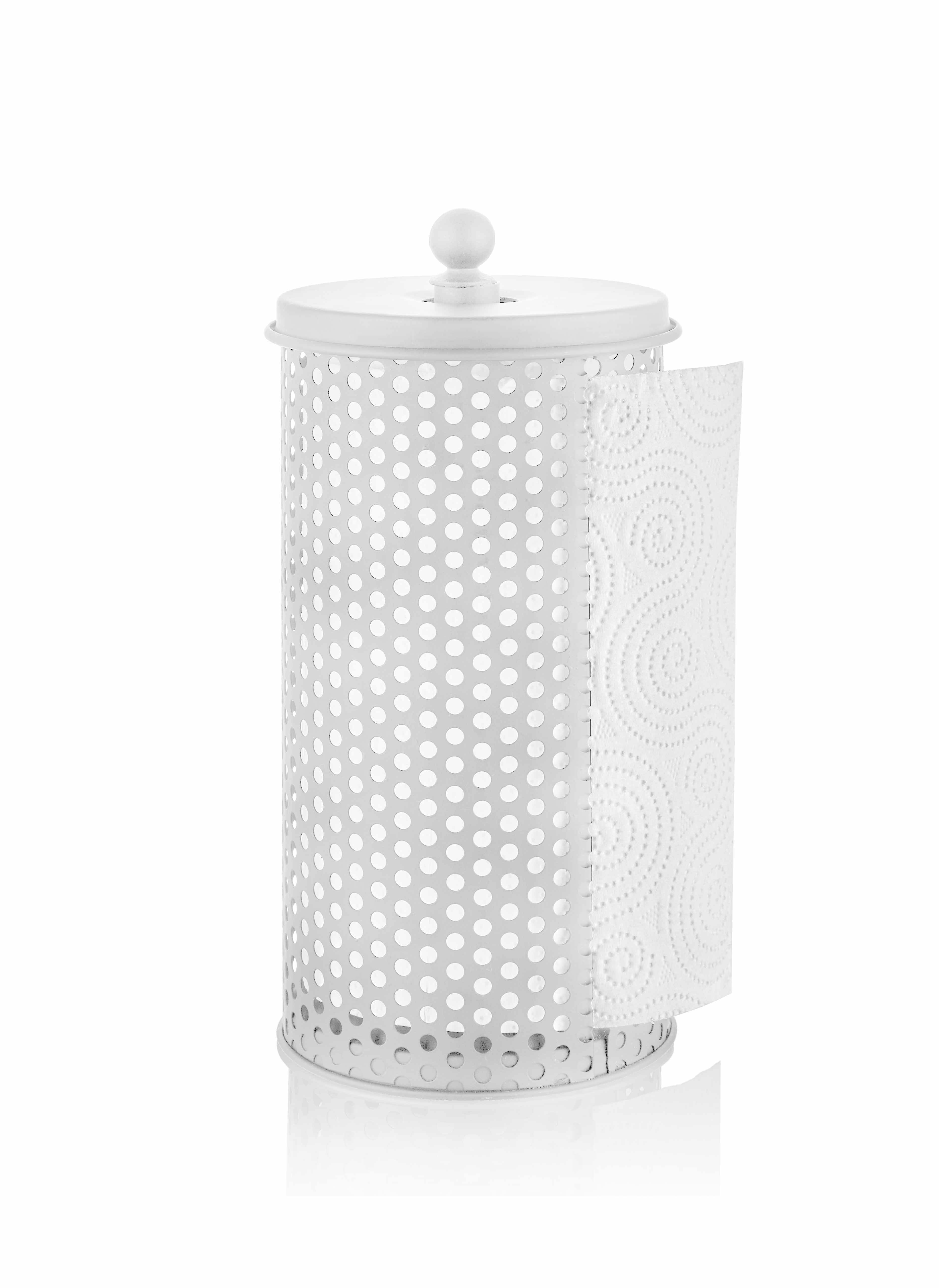 Rackhams White Paper Towel Holder