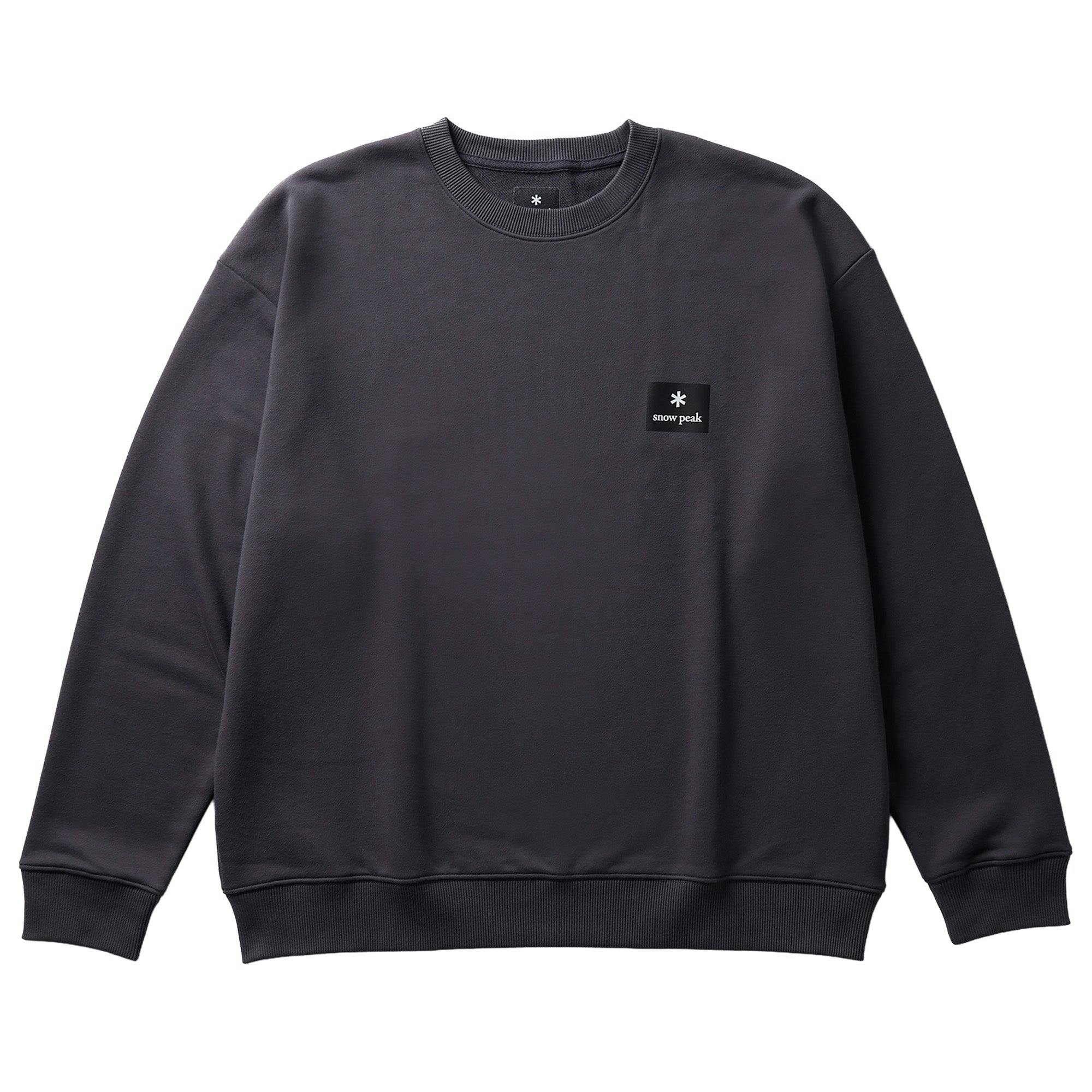 Snow Peak Nsd Square Logo Pullover - Charcoal - Medium