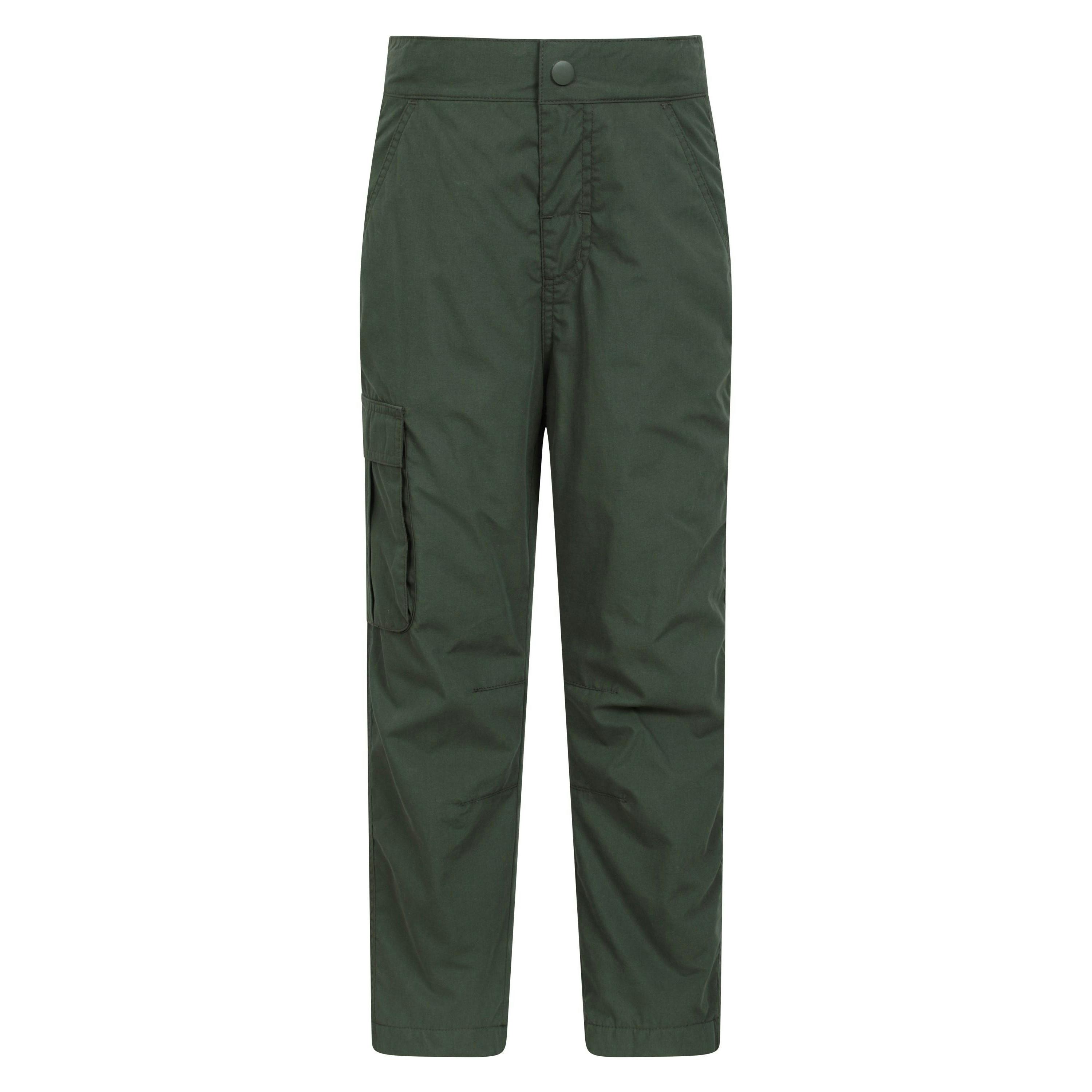Mountain Warehouse Green Childrens Trek Winter Hiking Trousers - Khaki