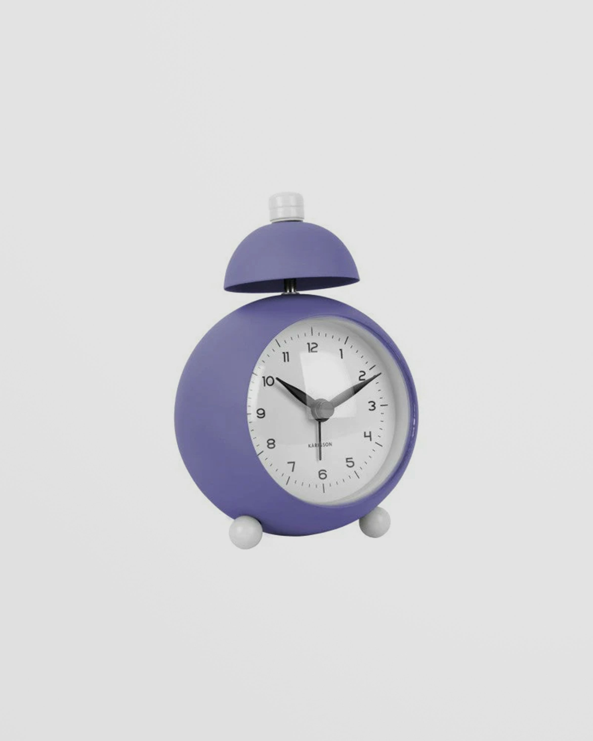 Present Time Purple Alarm Clock Chaplin - Bright