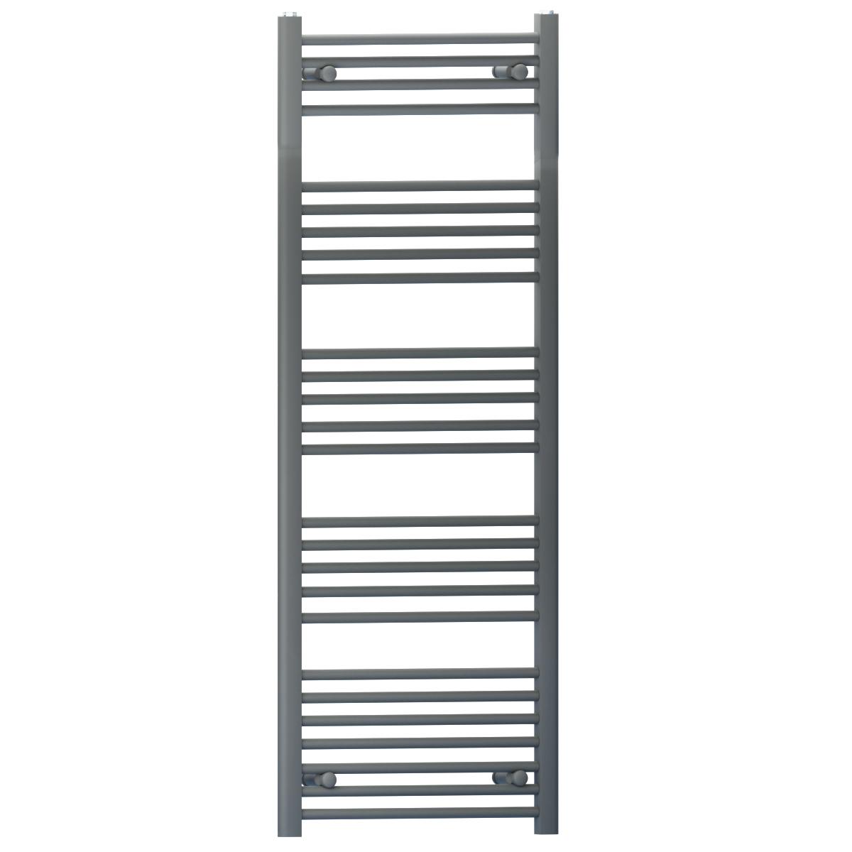 Myhomeware Anthracite/Grey 600Mm X 1400Mm Heated Bathroom Towel Rail Radiator For Central Heating Elegant Designer In Uk