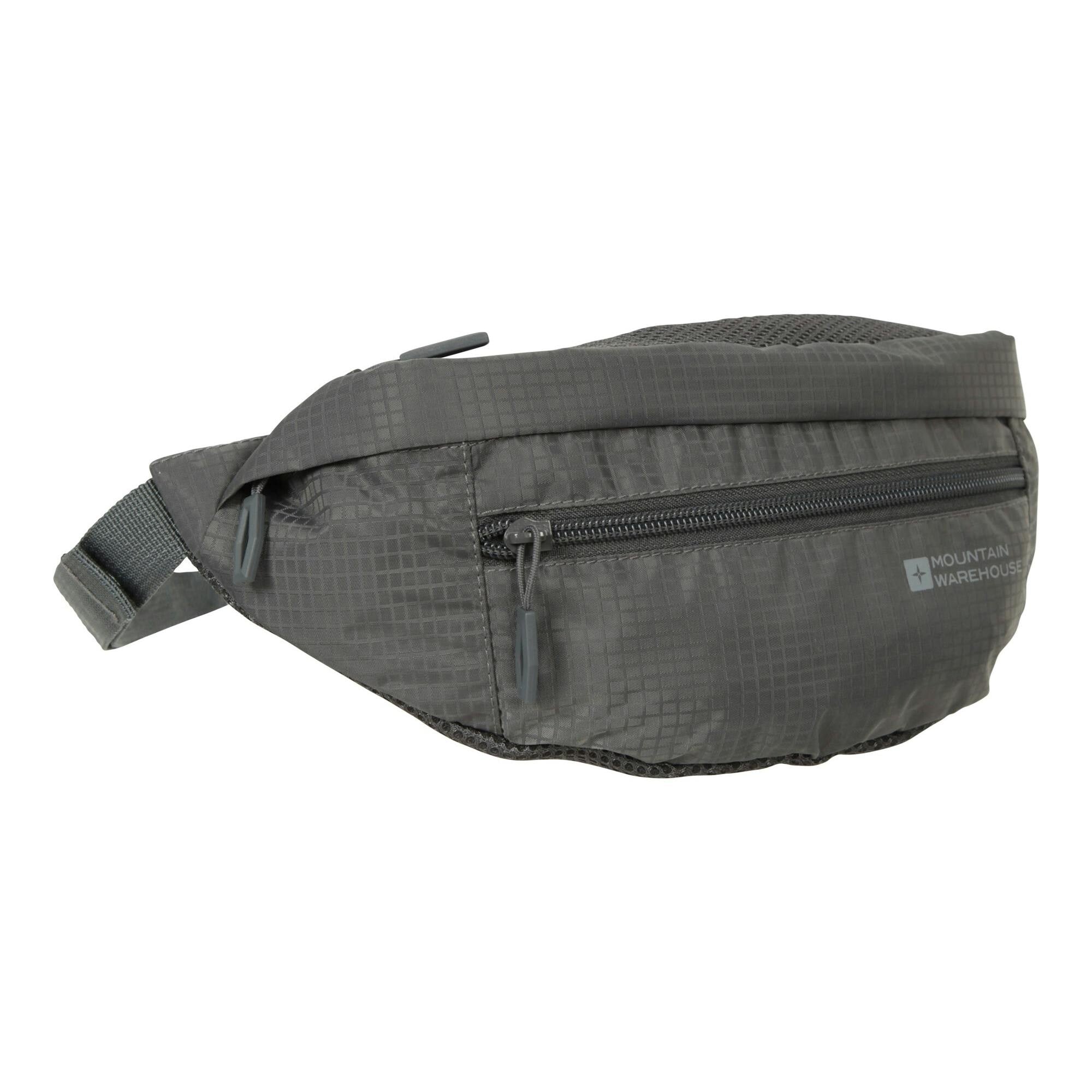 Mountain Warehouse Mission Bum Bag in Green with Adjustable Belt and Multiple Zipped Compartments - Image 3