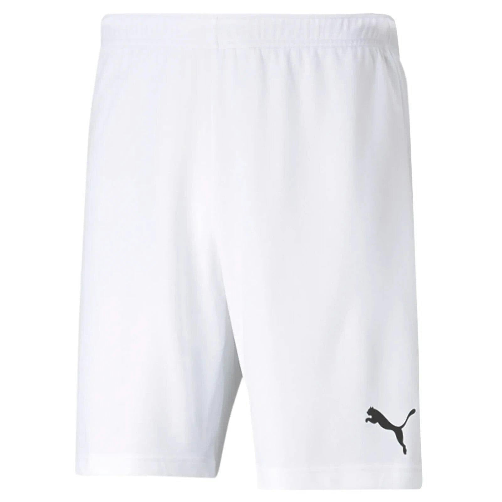 Puma Men's White Teamrise Shorts Football Drycell 704942 - 3XL