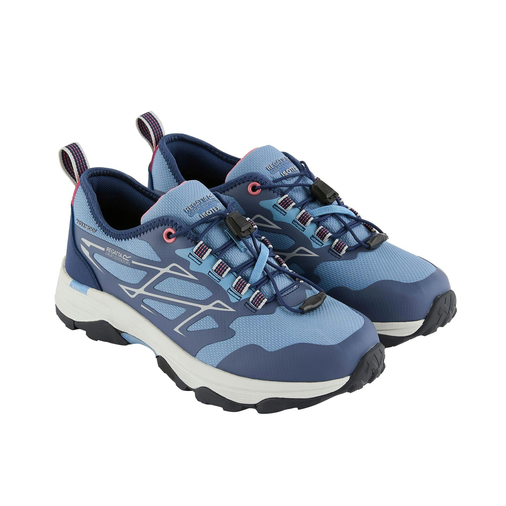 Regatta Women's Blue Blaze Ii Waterproof Trainers - Washed Denim/Aviator - 8 Uk - Washed Denim/Aviator - 100% Mixed