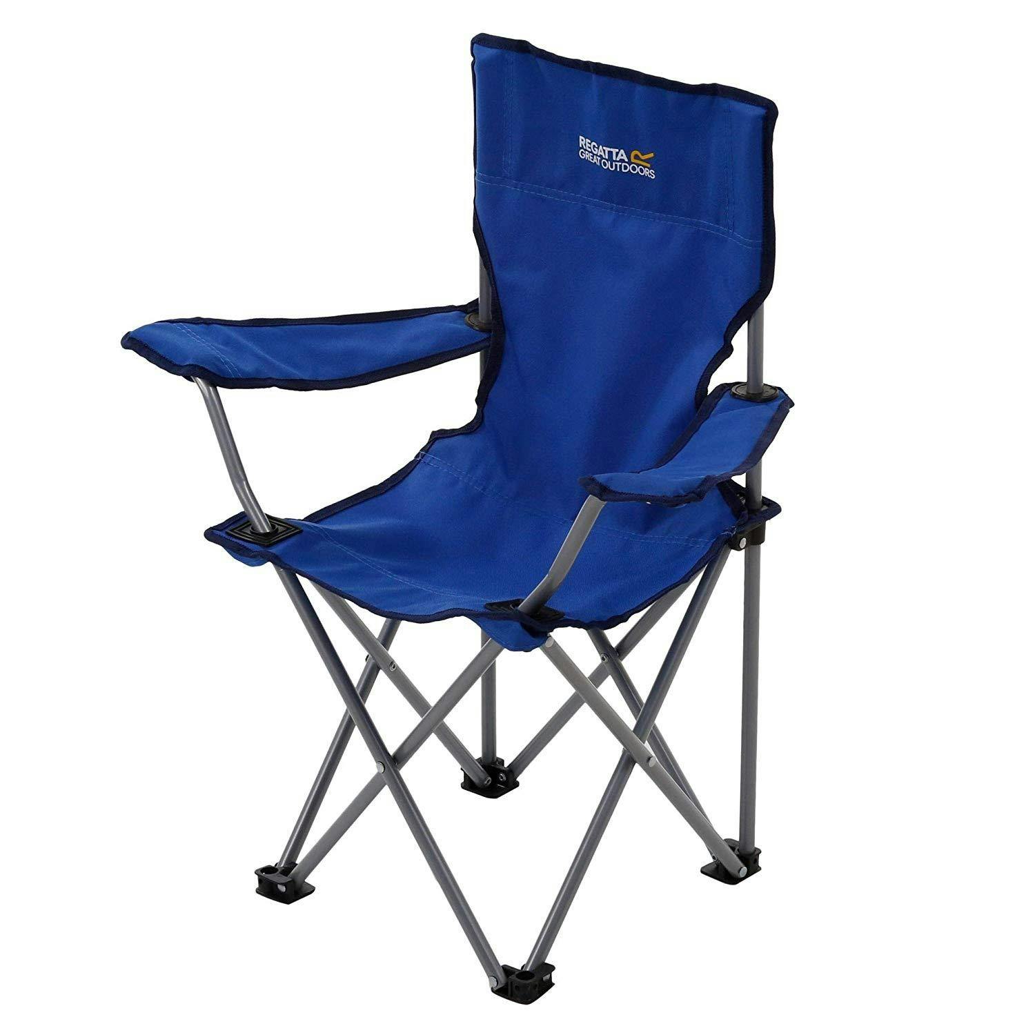 Regatta Blue Kids Isla Lightweight Folding Camping Chair - Oxford - One Size